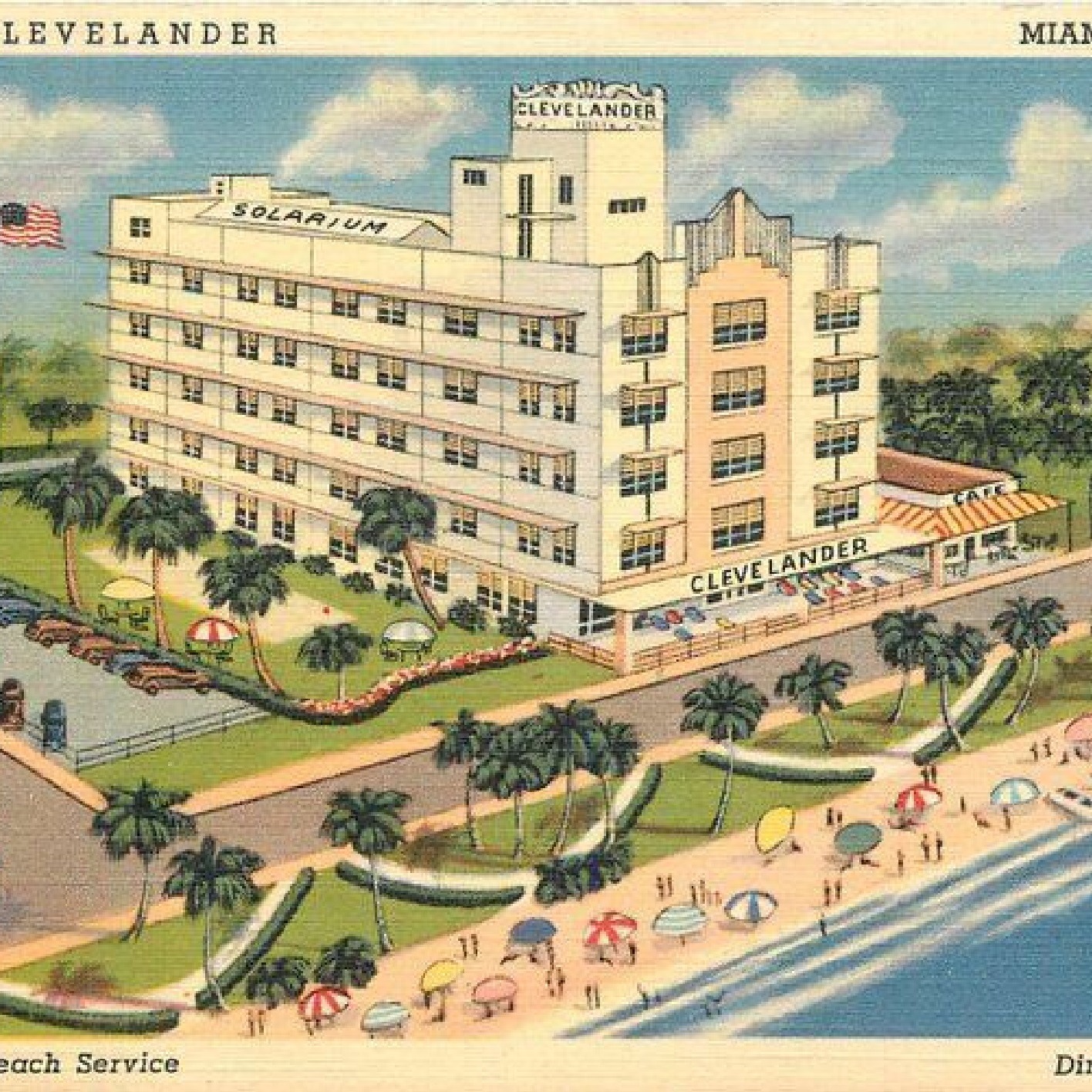 ⁣September 20, 1942: The Clevelander Hotel is prepared for AAFTTC guard school