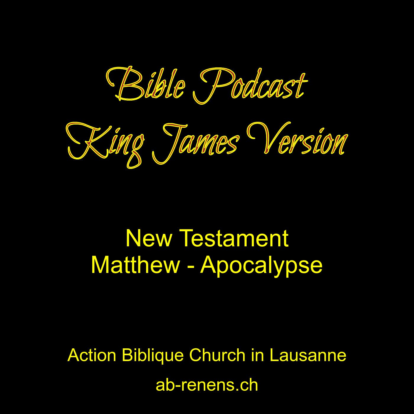 Audio Bible New Testament Matthew to Apocalypse King James Version 