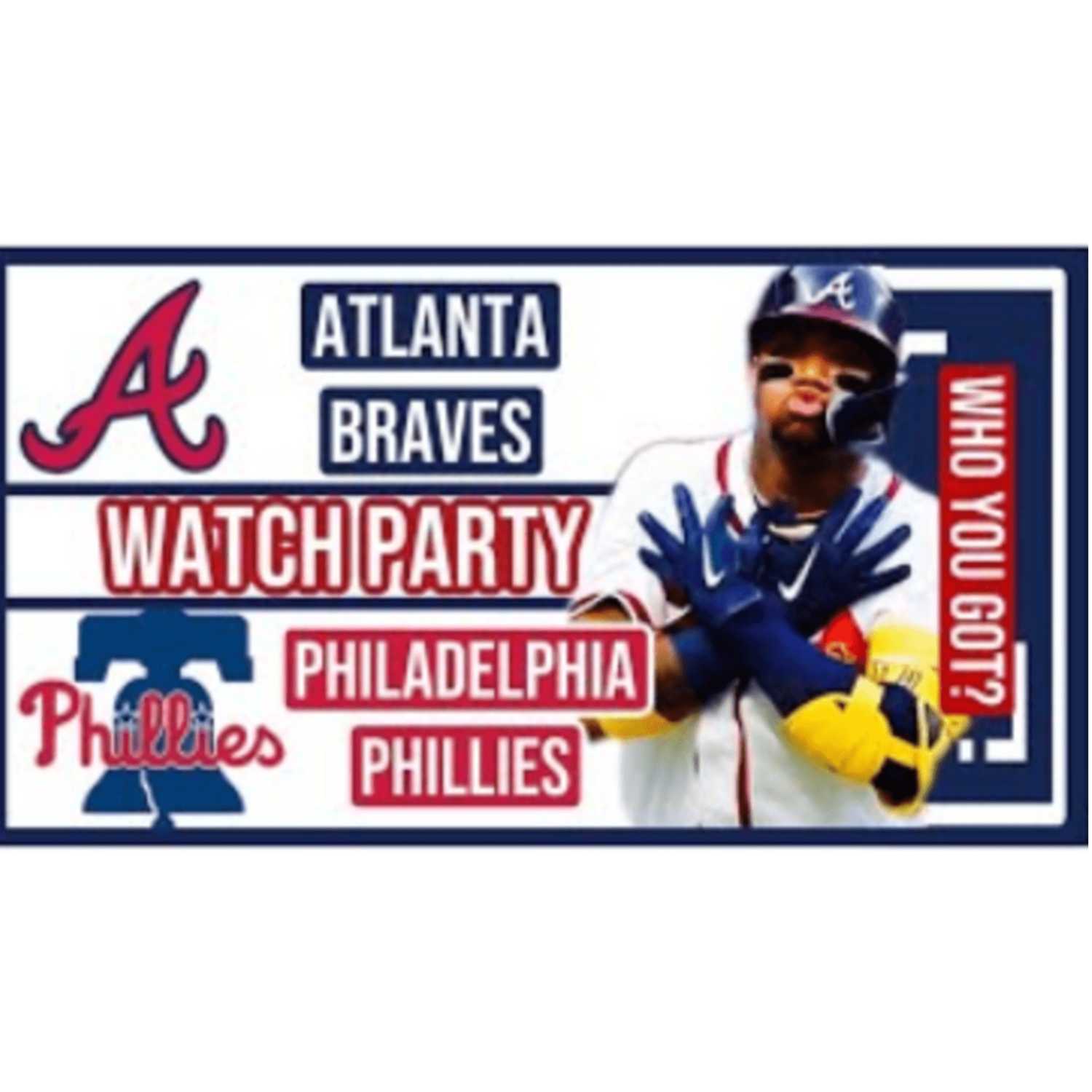 Atlanta Braves vs Philadelphia Phillies GAME 3 Live Stream Watch Party: Join The Excitement