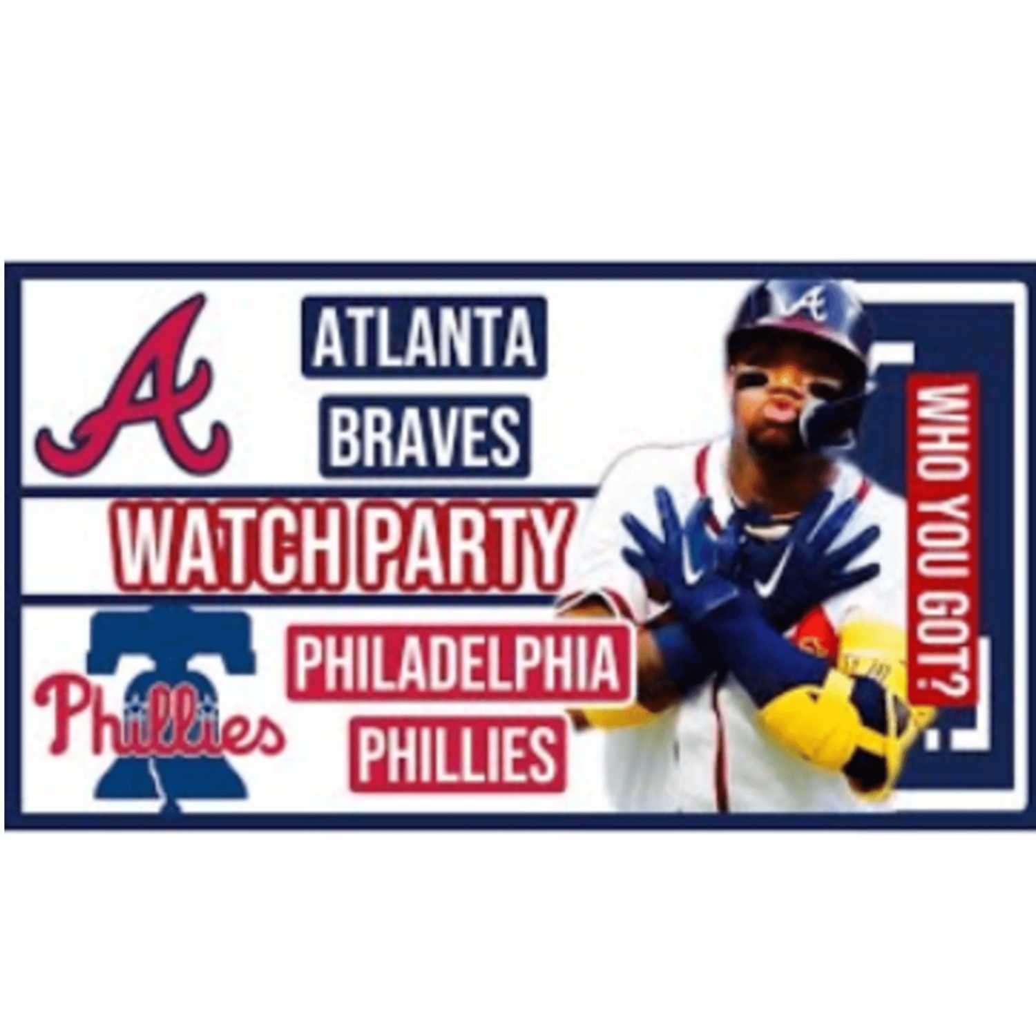 Atlanta Braves EXCITING 10th inning win vs Philadelphia Phillies GAME 1 Live Watch Party