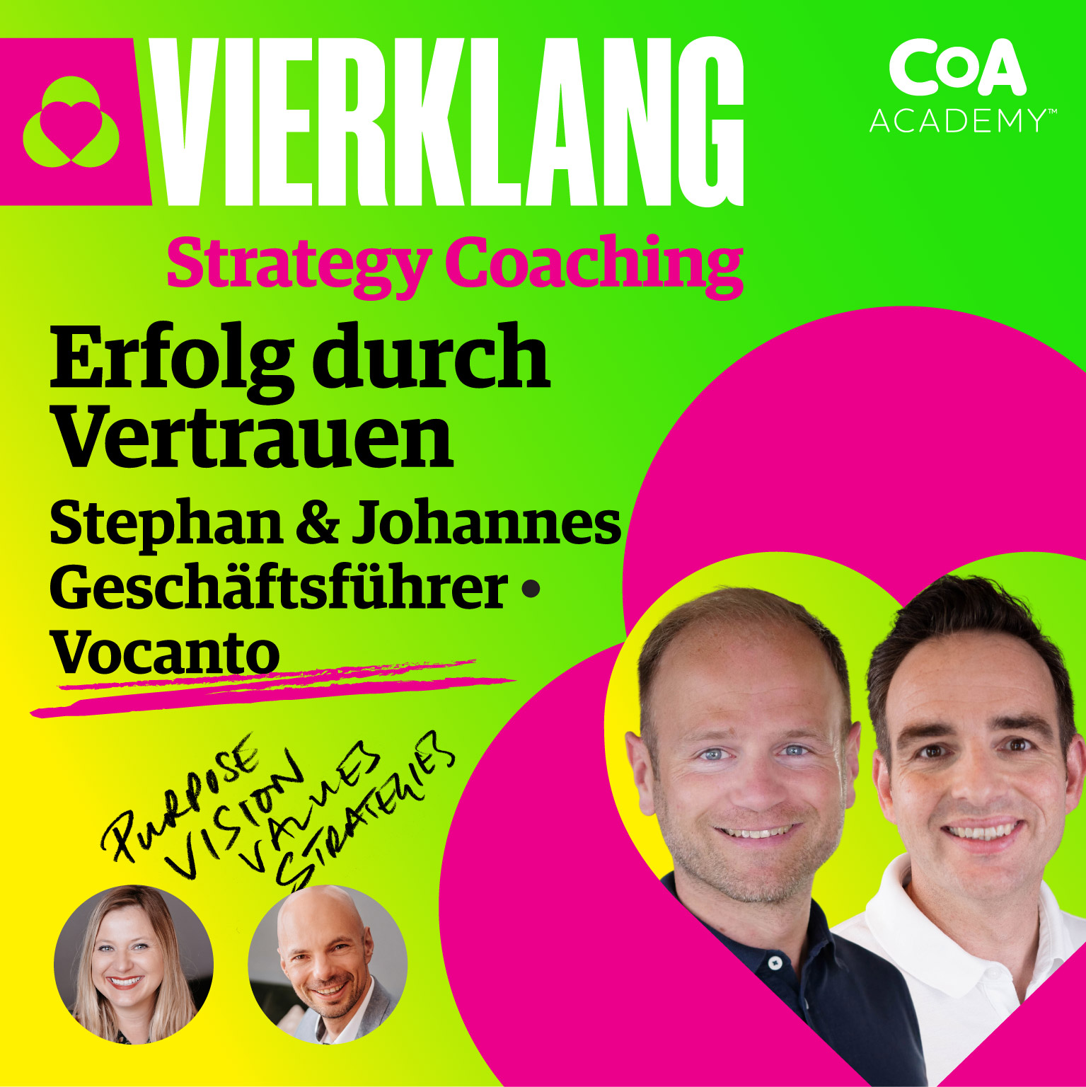 ⁣412 (DE) • VIERKLANG Strategy • Erfolg durch Vertrauen: Wie baue ich es auf? • Stephan Hansen & Johannes Schulte