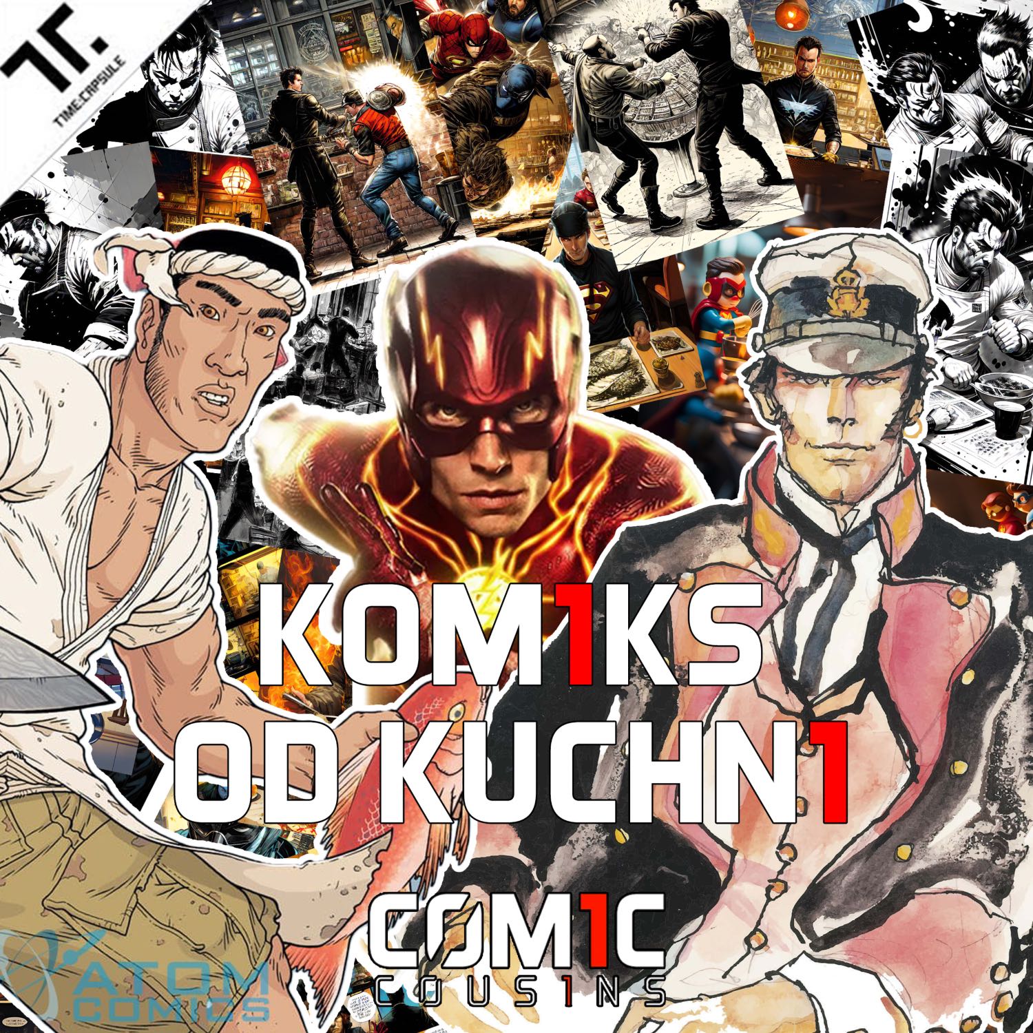 ⁣COM1C COUS1NS - ODC1NEK #15 [Get Jiro |DC|Corto Maltese|James Gunn] Podcast komiksowy