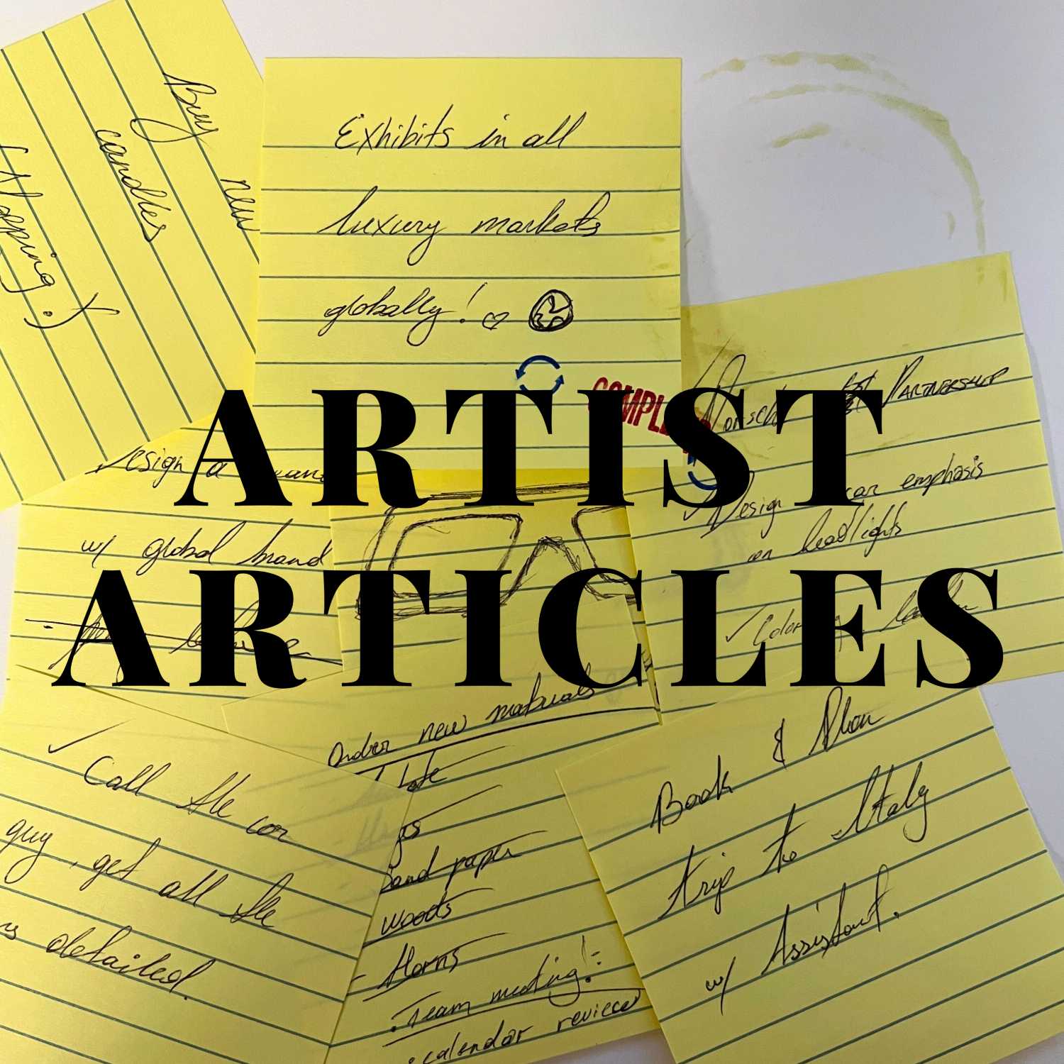 ARTIST ARTICLES 