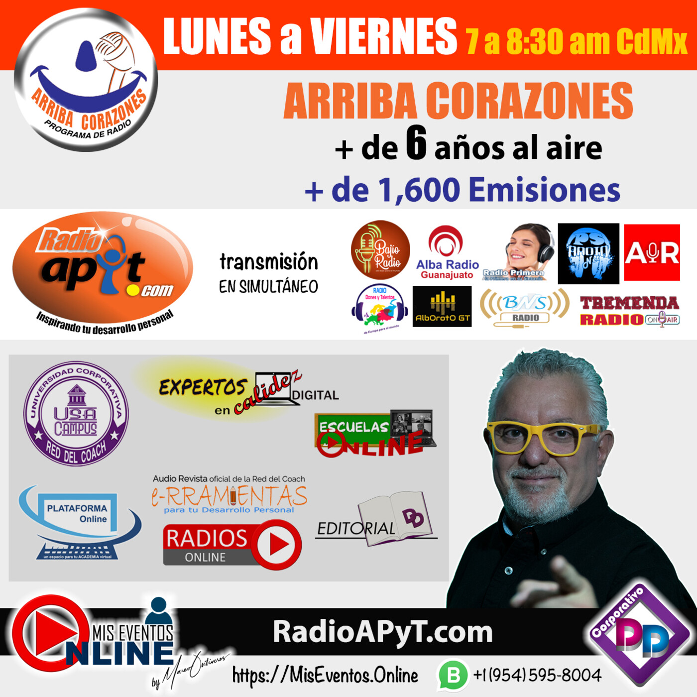 ARRIBA CORAZONES El Programa más besucón d l radio 