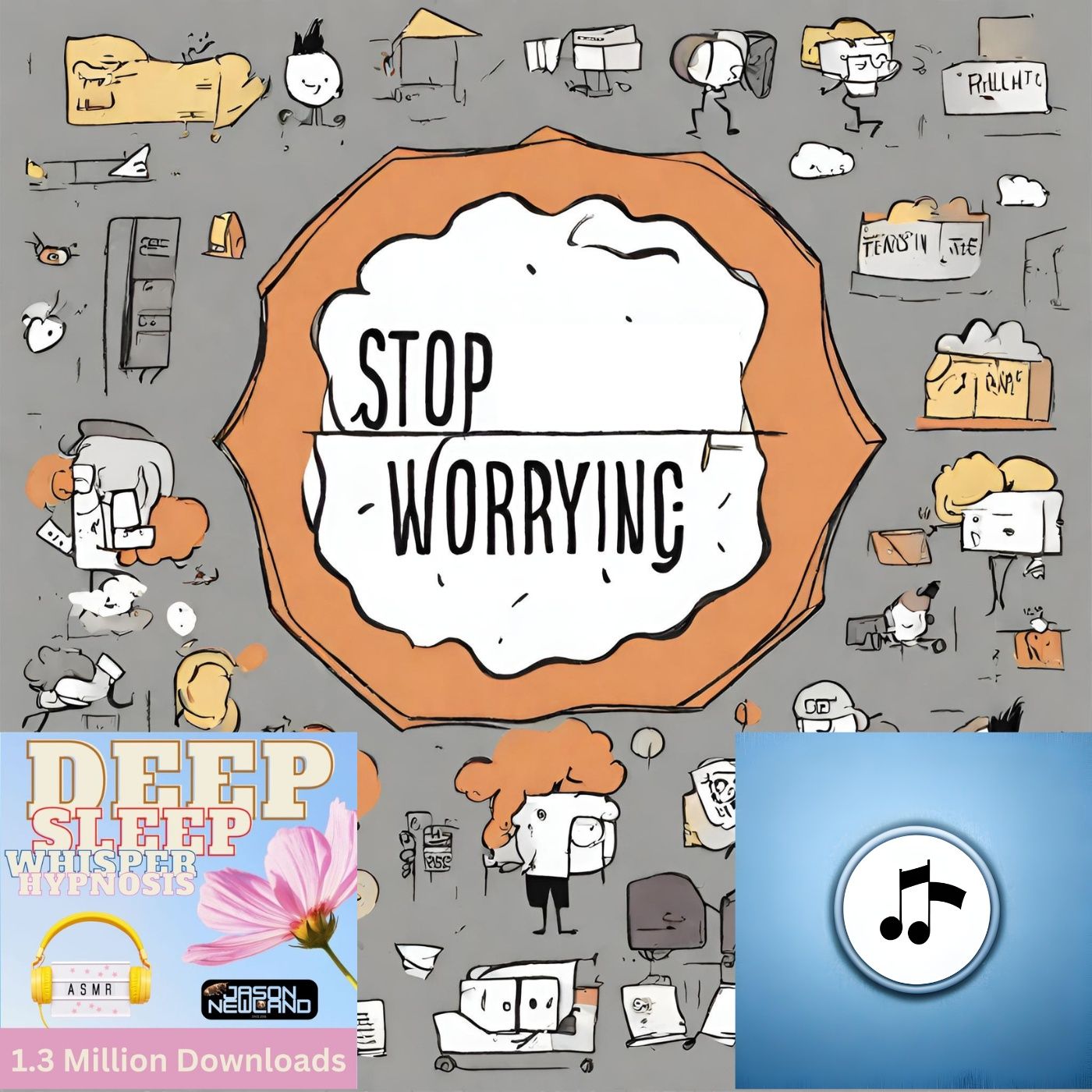 ⁣(music) #512 (ASMR) Stop worrying - Deep Sleep Whisper Hypnosis