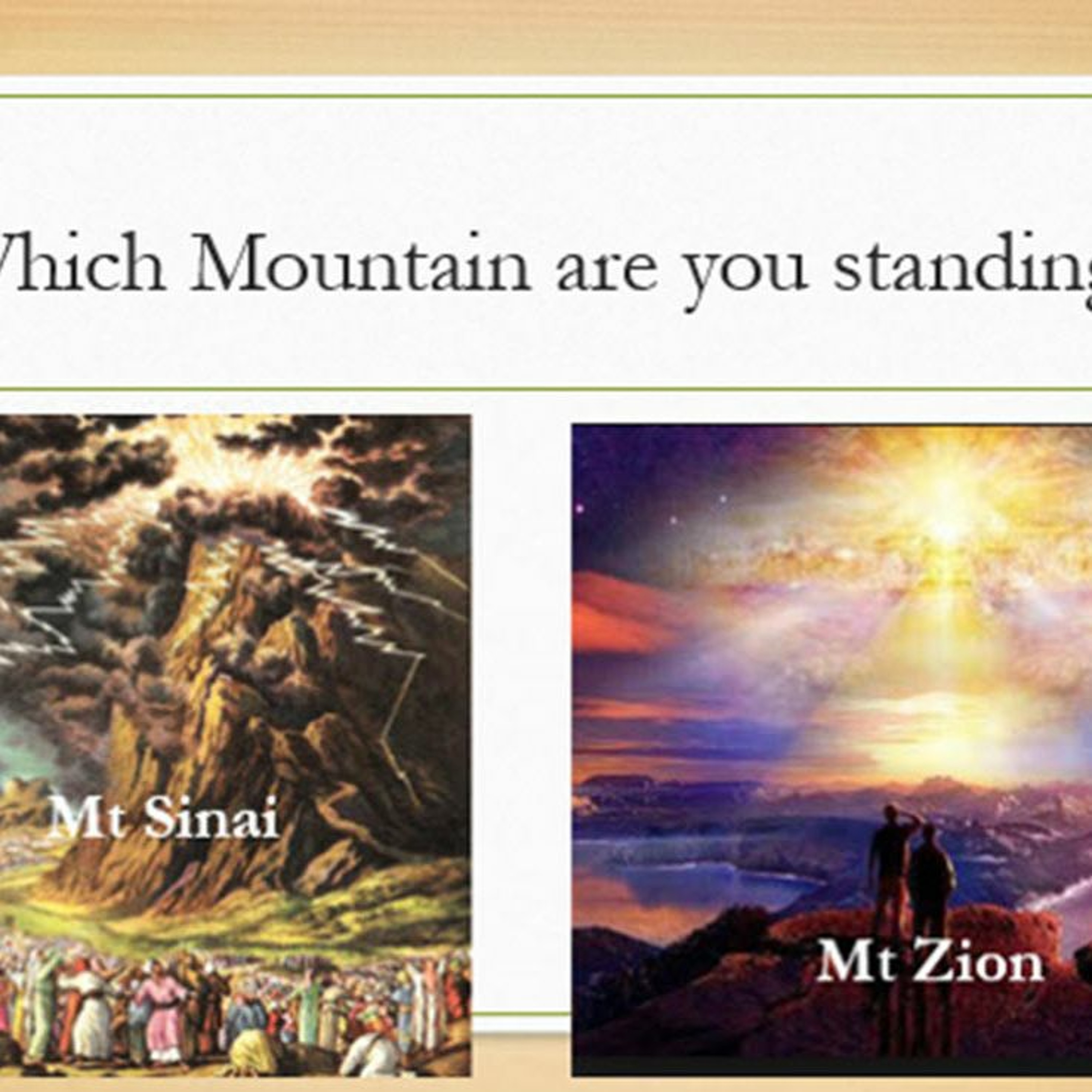 Daily Audio Torah ~ Sept 2, 2023 ~ Which Mountain are you standing on?