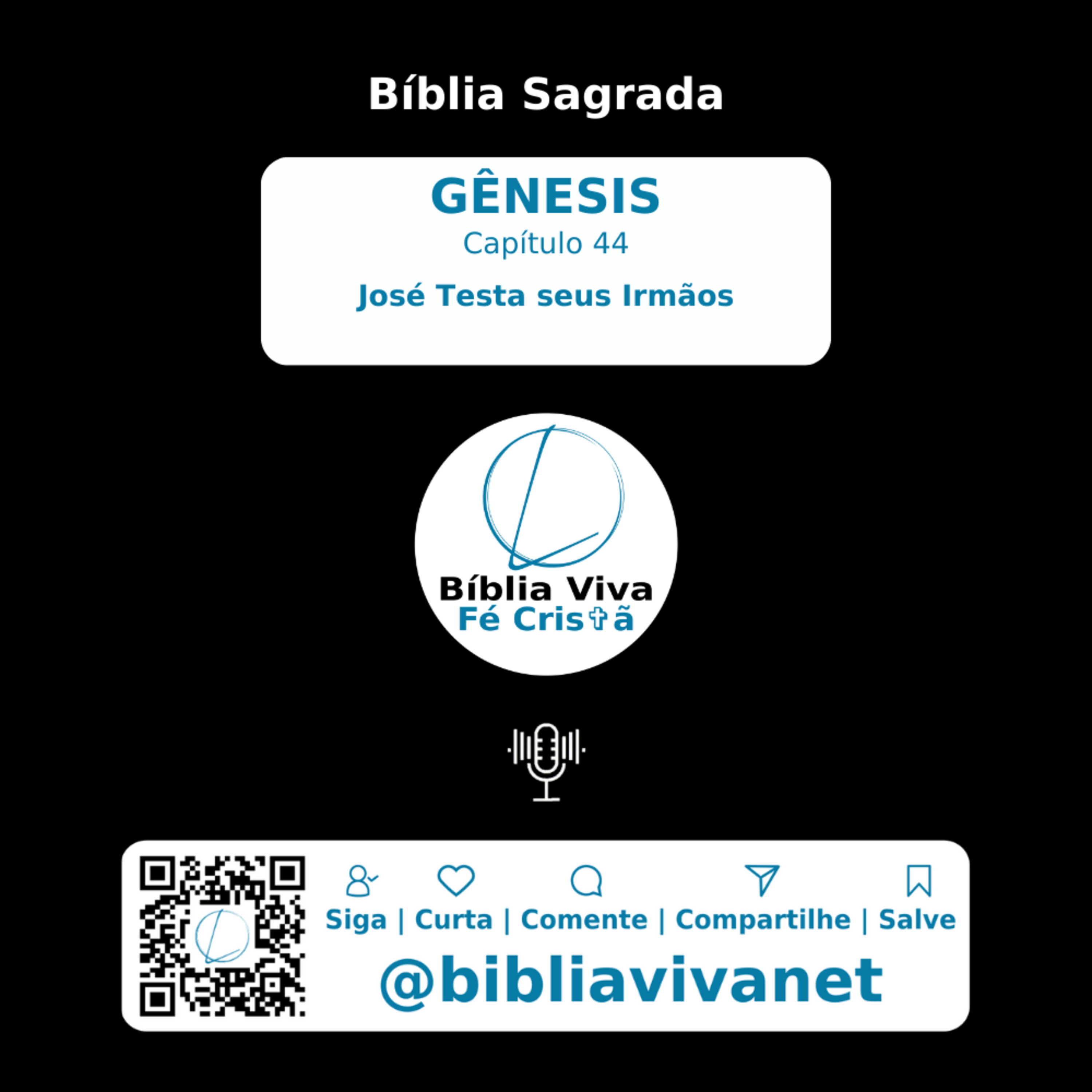 ⁣Bíblia Sagrada GÊNESIS Capítulo 44: José Testa seus Irmãos #José #Teste #Mudança