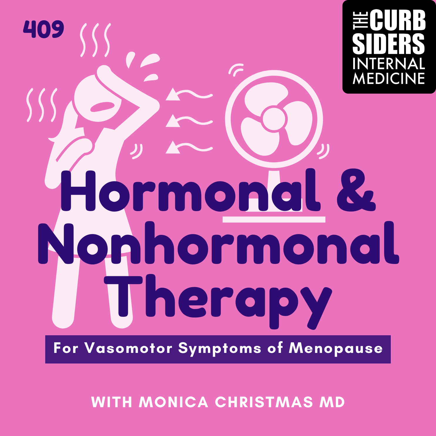 ⁣#409 Hormonal and Nonhormonal Therapy for Vasomotor Symptoms of Menopause