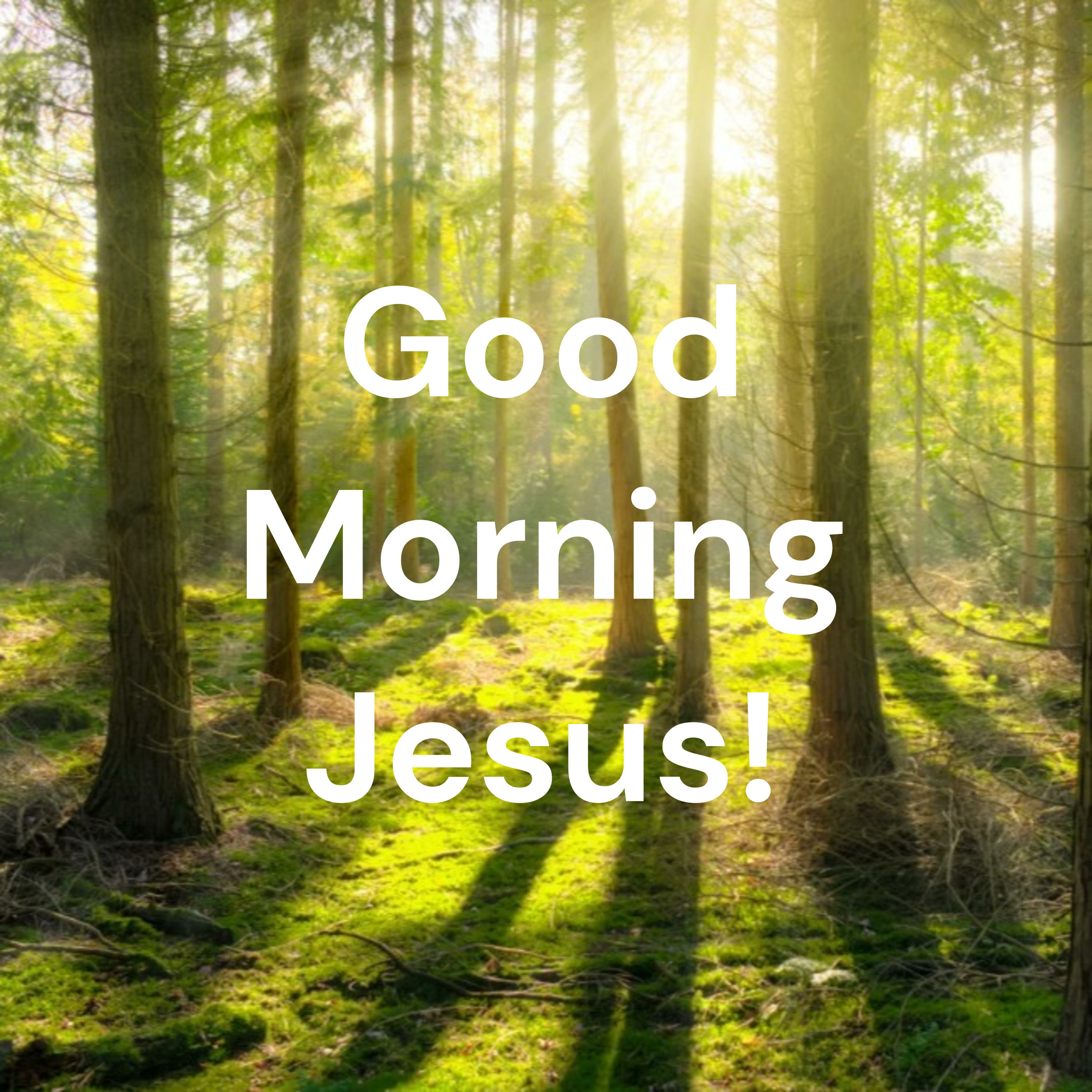 Good Morning Jesus! 