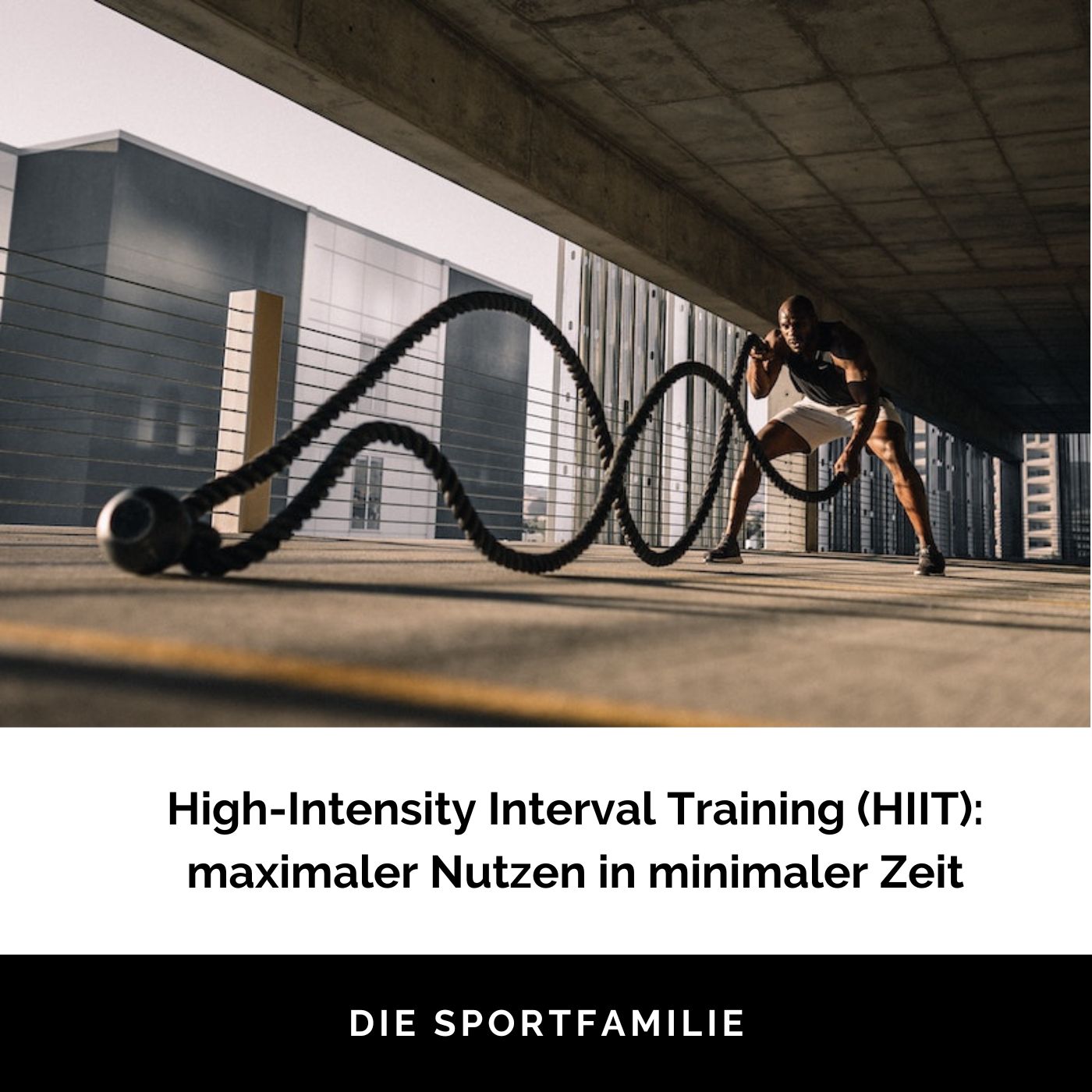 High-Intensity Interval Training (HIIT): maximaler Nutzen in minimaler Zeit