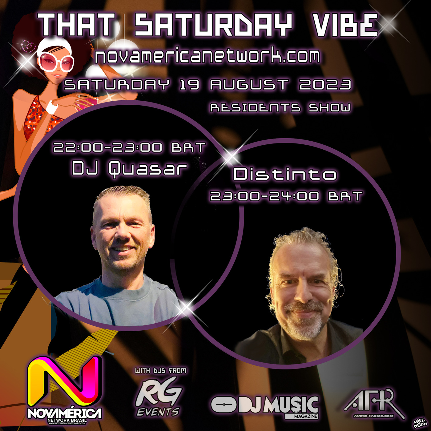 ⁣That Saturday Vibe 030 by DJ Quasar and Distinto for Nova America Network