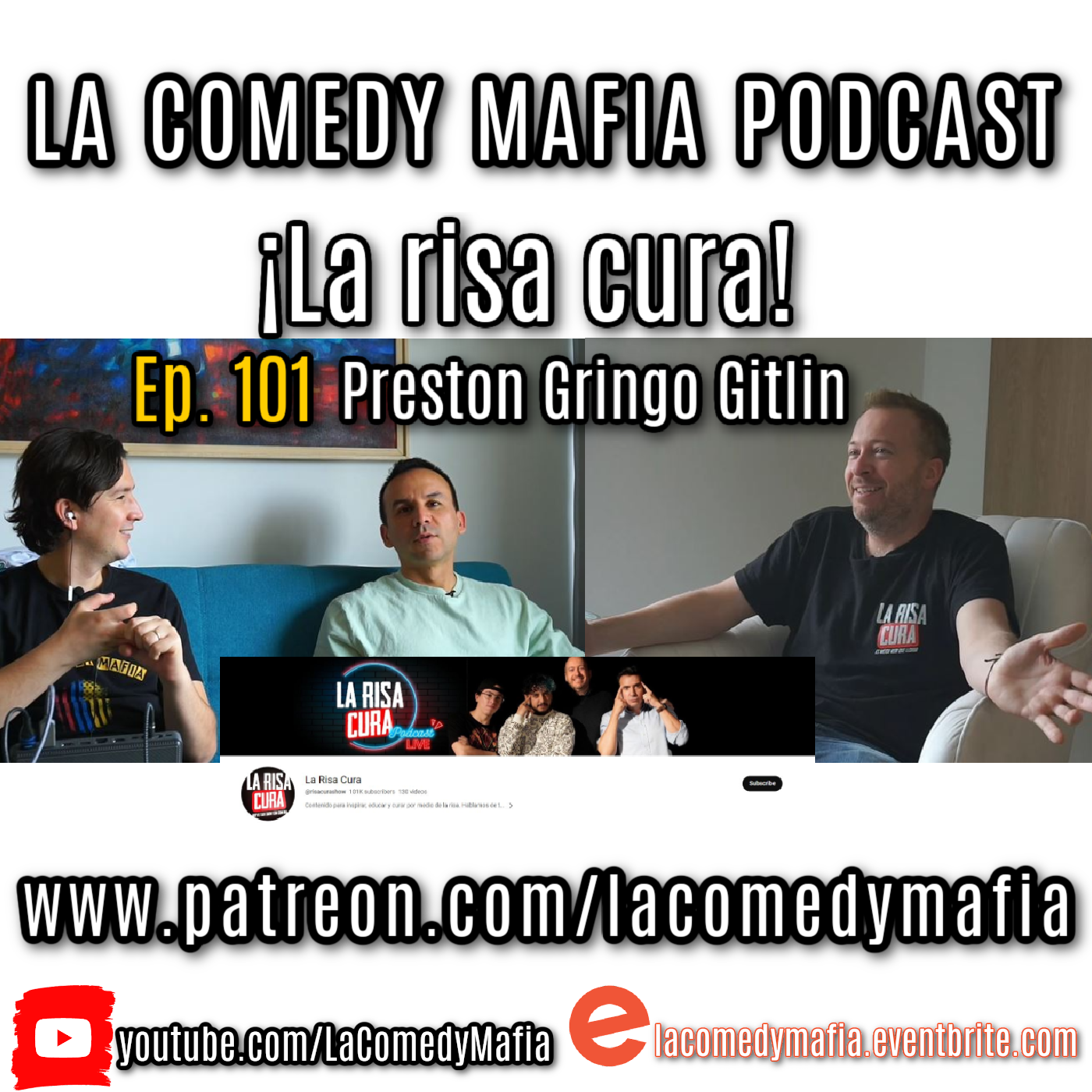 ¡La risa cura! con Preston Gringo Gitlin  @risacurashow   #bogota #colombia