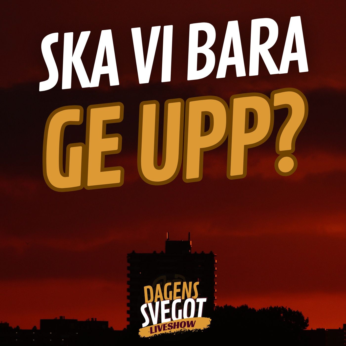 ⁣Är det försent? Ska vi bara ge upp?