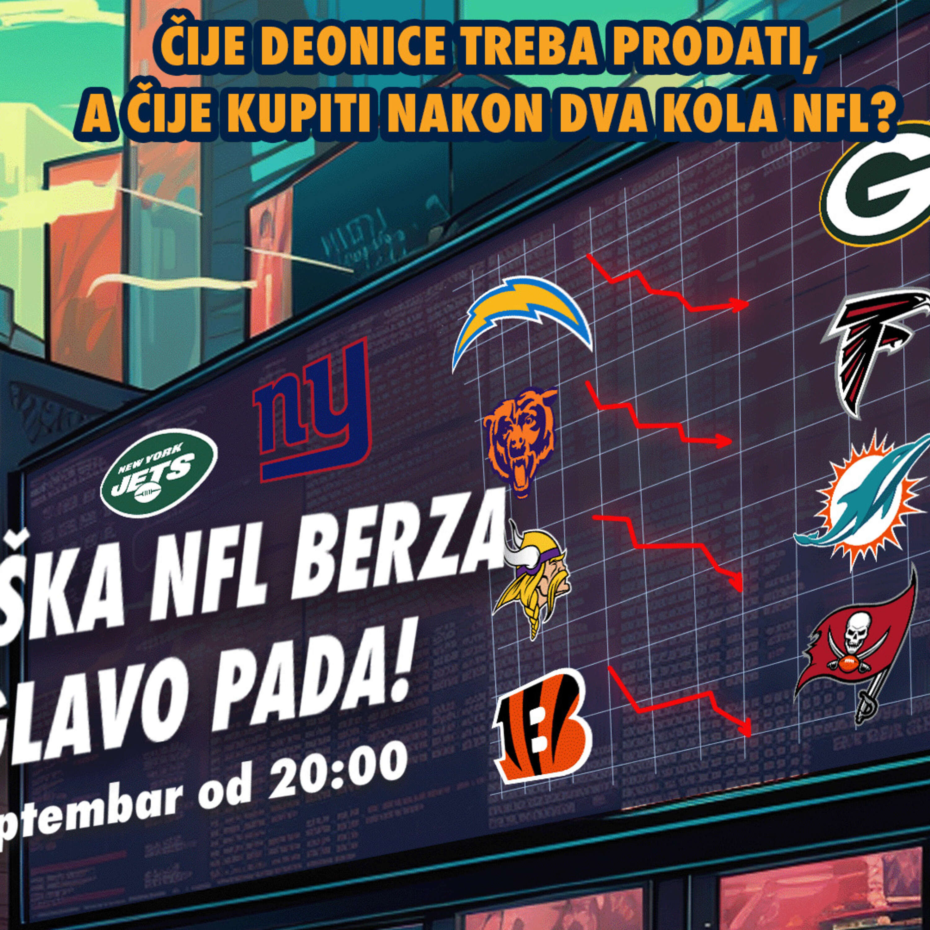 99 jardi No.152  NFL W3 2023 Njujorška NFL berza u strmoglavom padu  Čije akcije kupiti i prodati