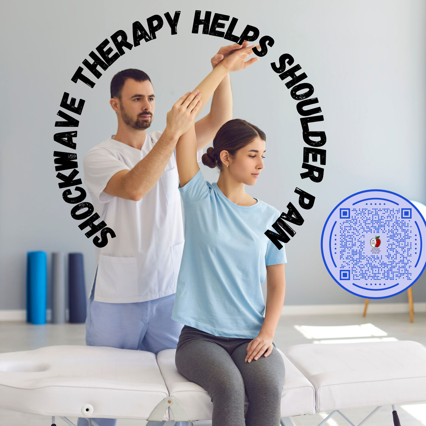 ⁣Shockwave for Shoulder Pain Darien CT  Core Health Darien 203-656-3636