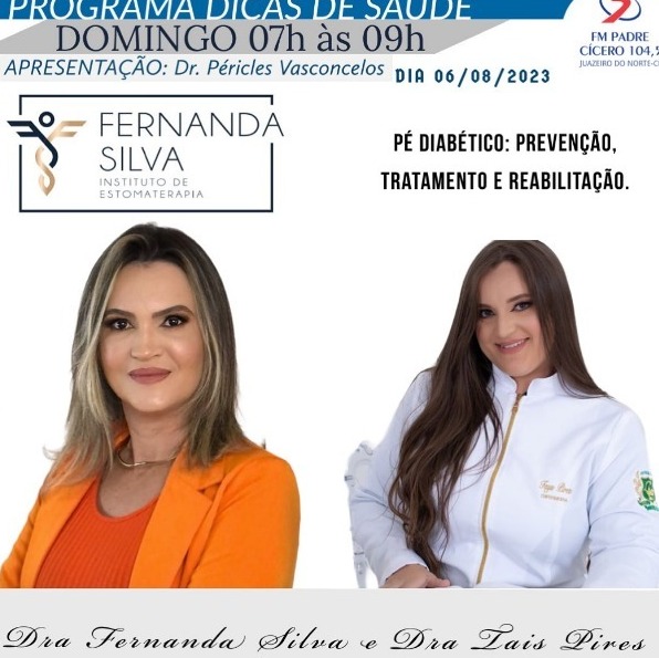 ⁣Pé Diabético com Dra Fernanda Silva - Dicas de Saúde #Podcsat