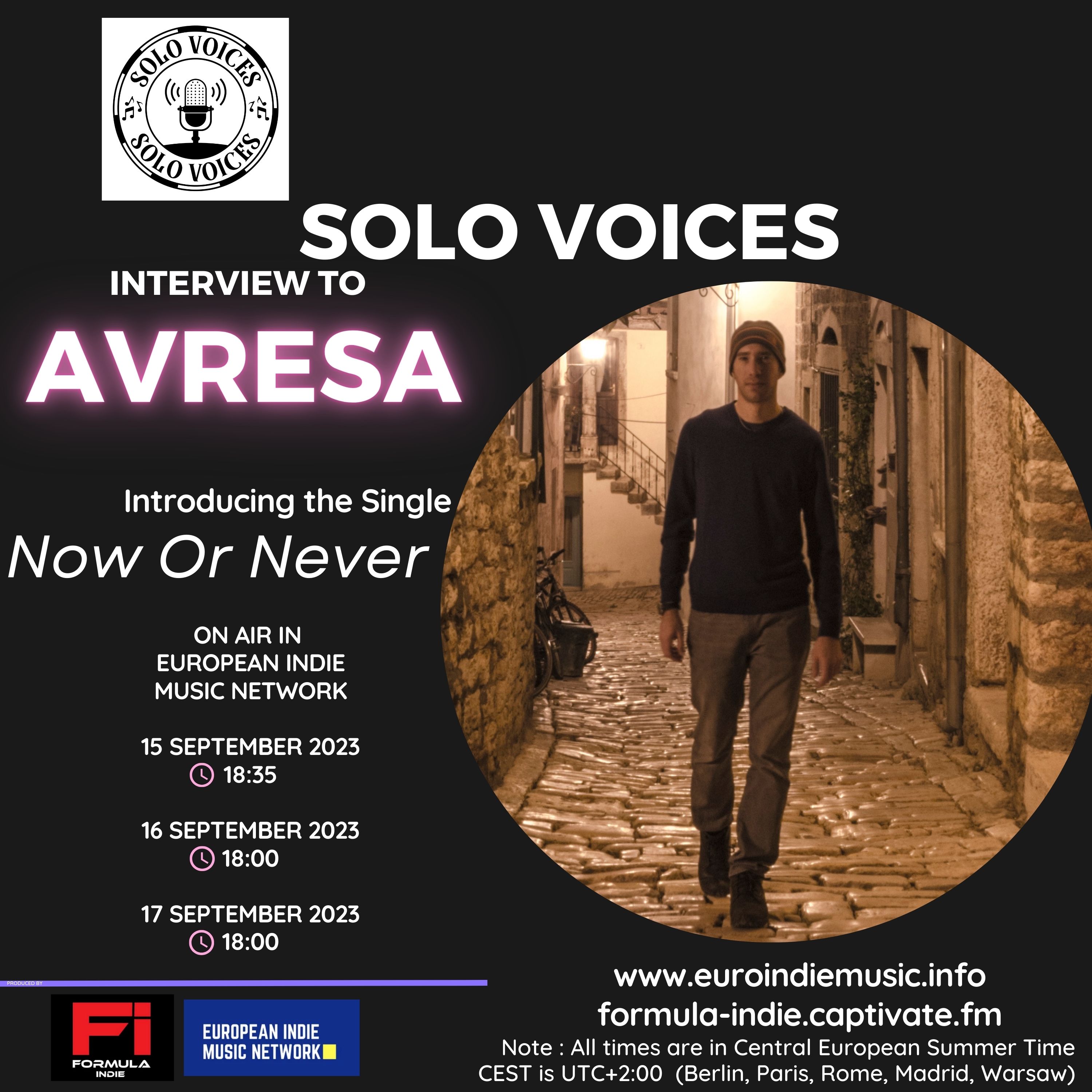 Solo Voices : Avresa - Now Or Never