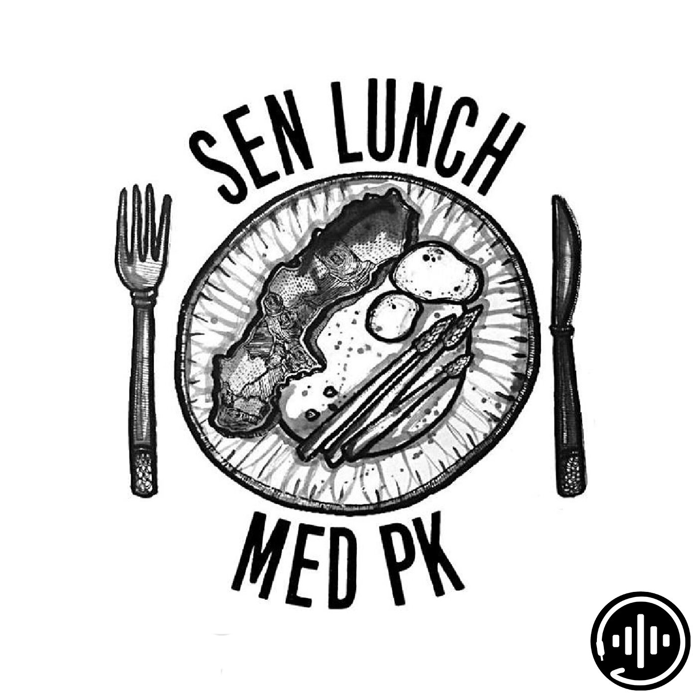 Sen lunch med PK 