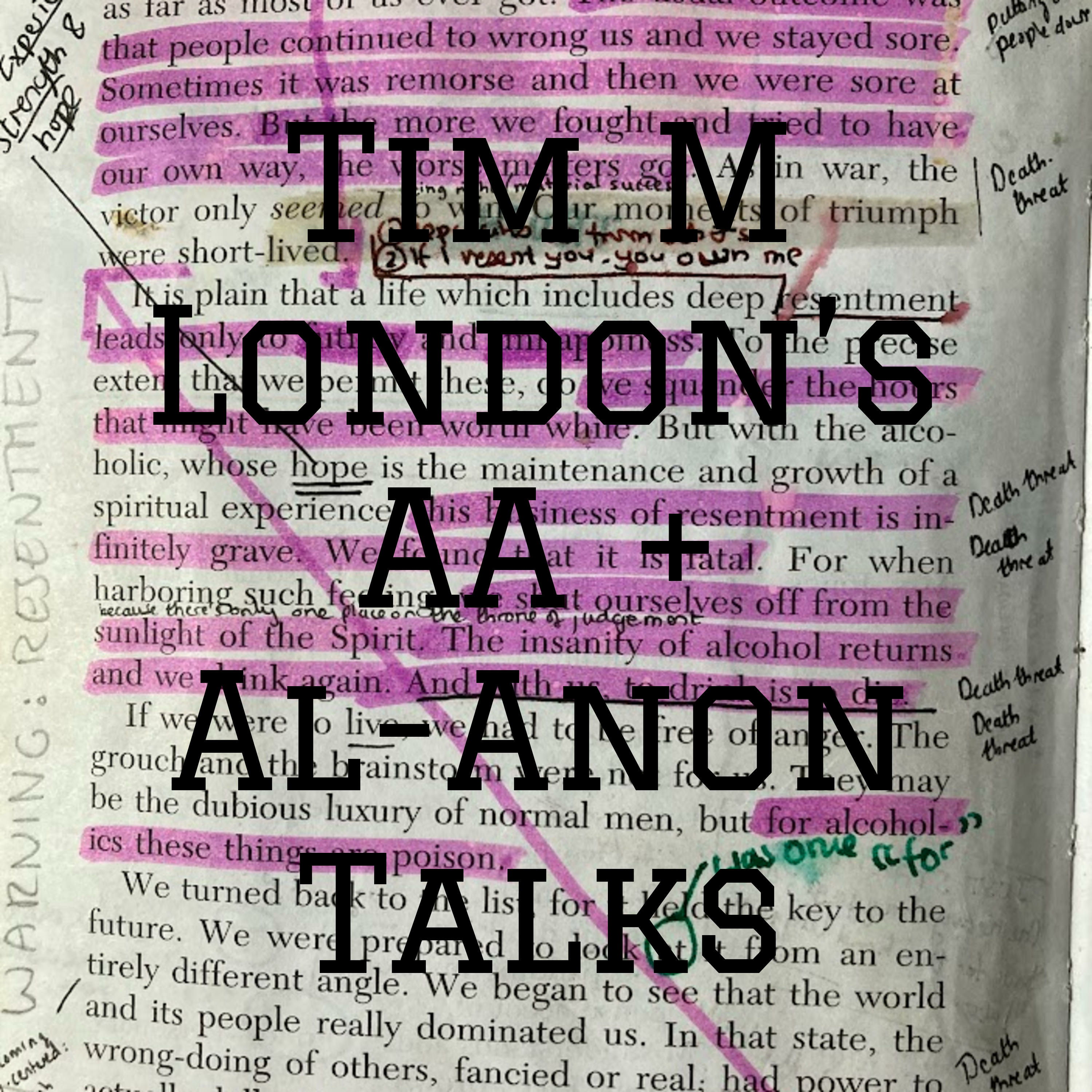 Tim M London's AA + Al-Anon Talks 