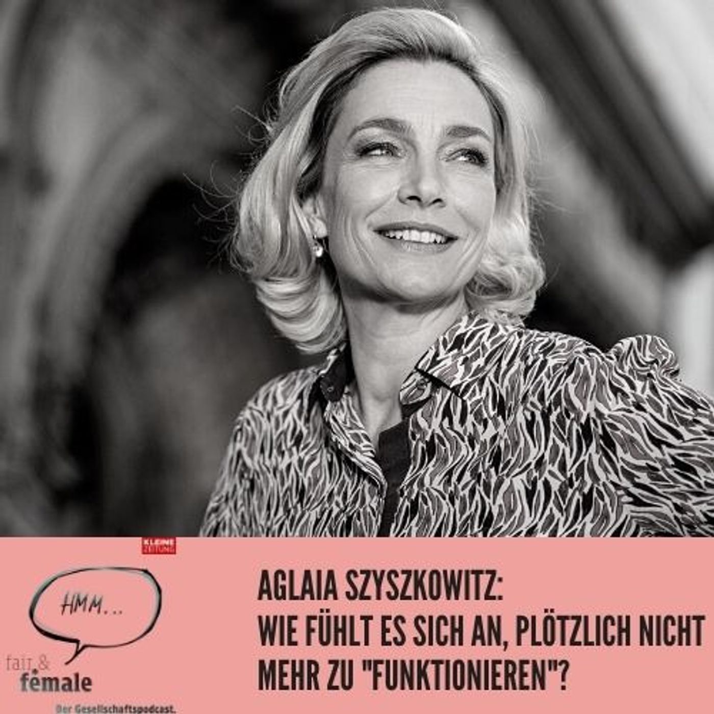 #100 Aglaia Szyszkowitz: Wie fühlt es sich an, plötzlich nicht mehr zu "funktionieren"?