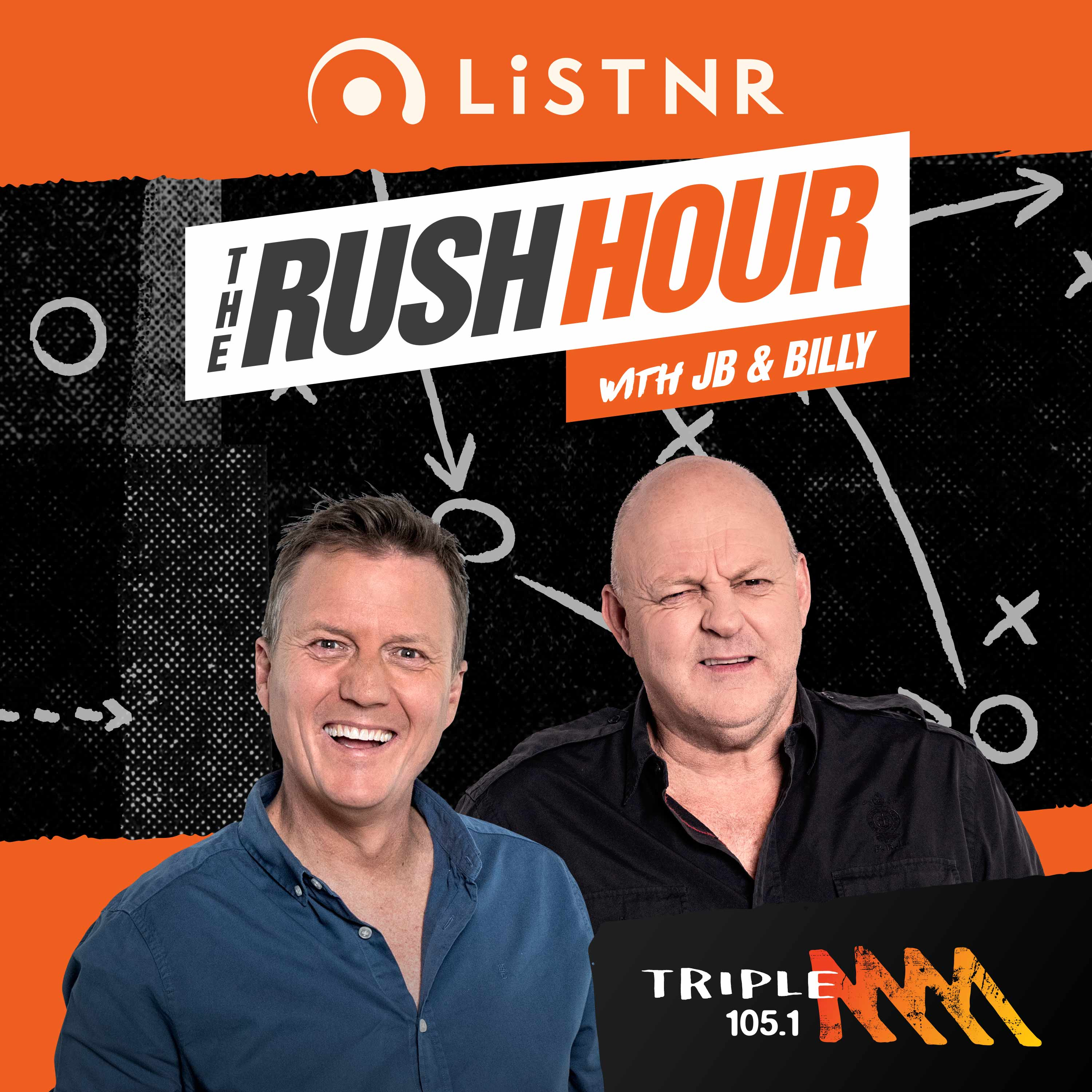 The Rush Hour Melbourne Catch Up - 105.1 Triple M Melbourne - James Brayshaw and Billy Brownless 