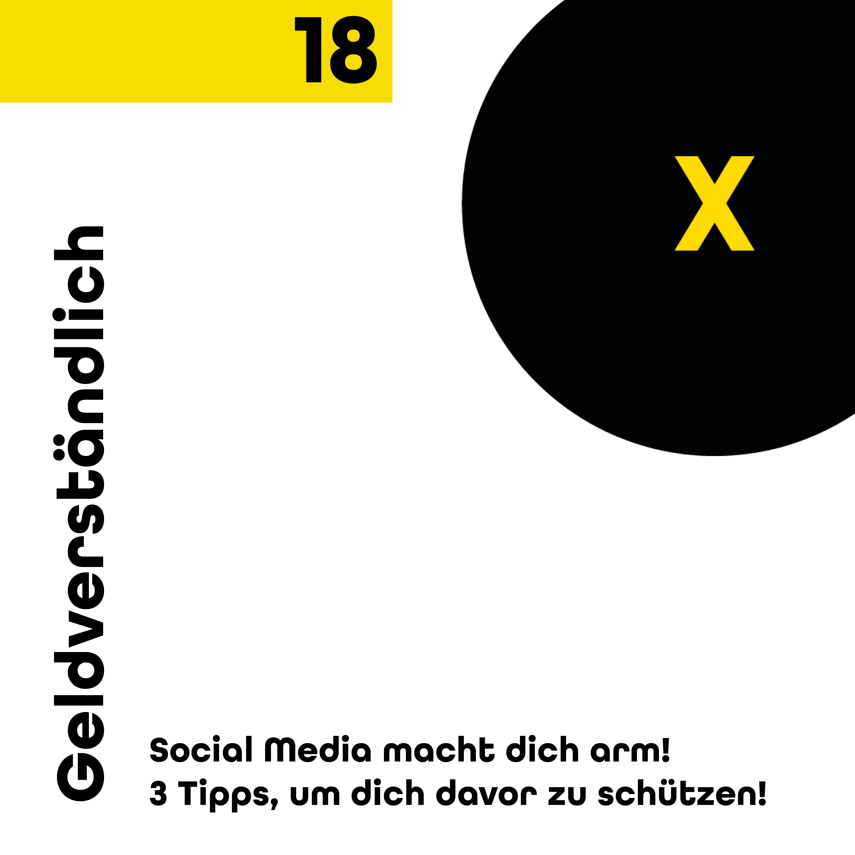 Social Media macht dich arm! 3 Tipps, um dich davor zu schützen!