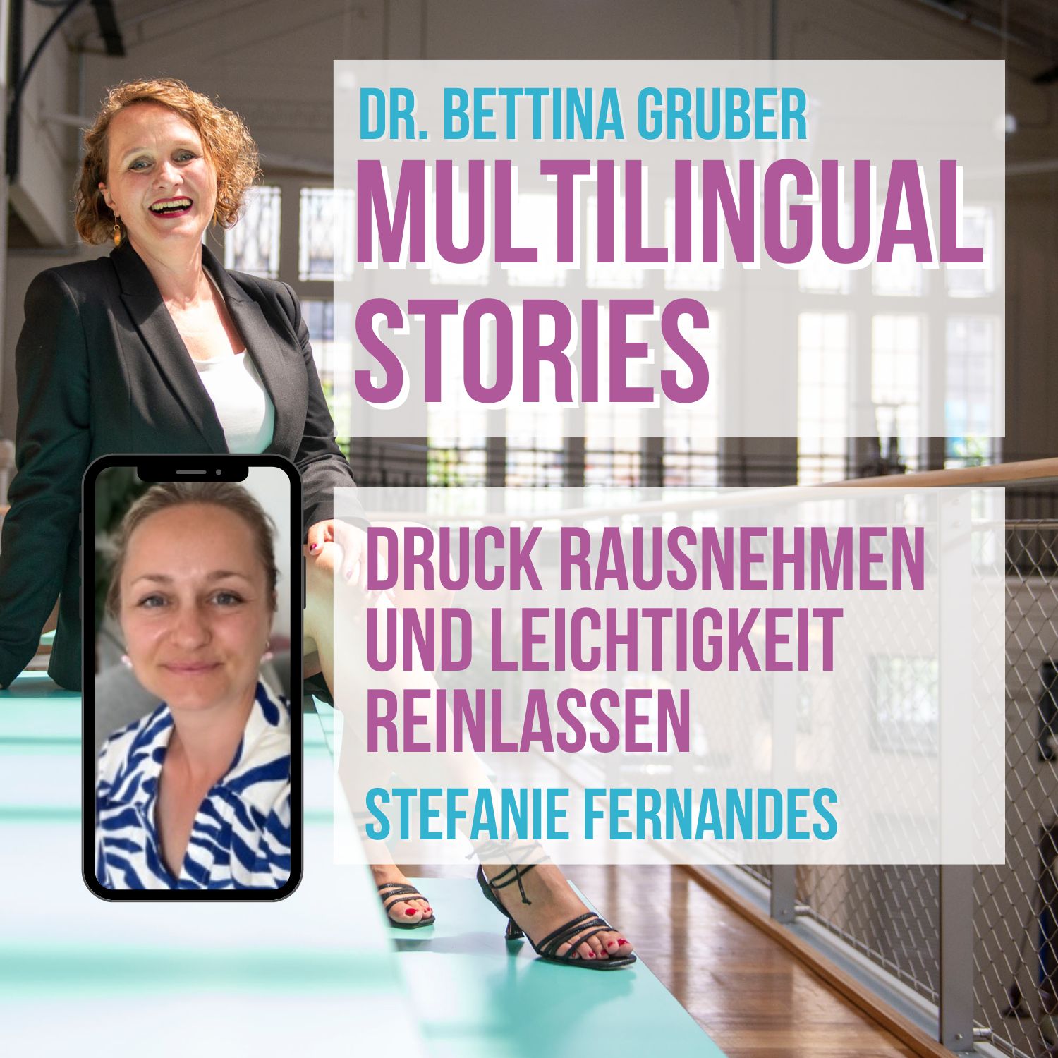 ⁣Druck rausnehmen und Leichtigkeit reinlassen | die Linguistin im Gespräch mit Stefanie Fernandes