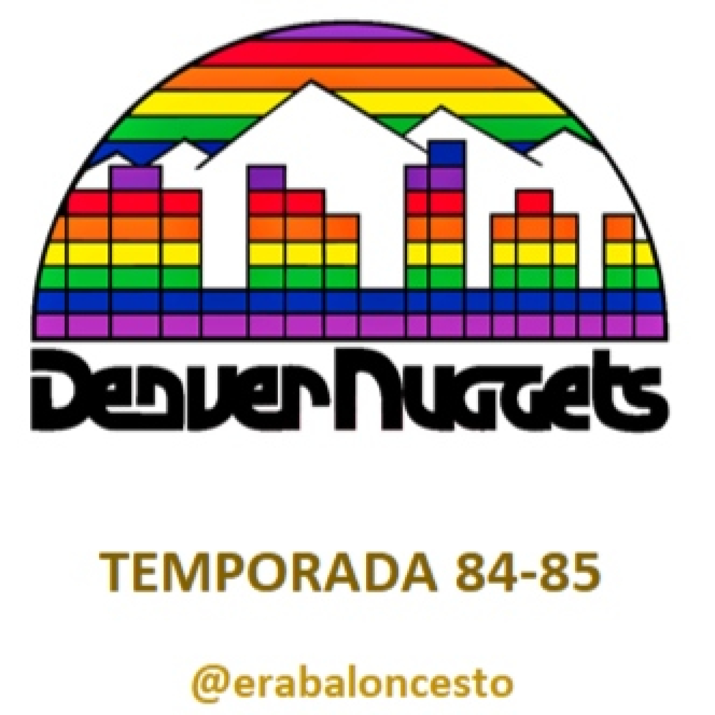 ⁣Era baloncesto - NBA 1985 (30) – Denver Nuggets