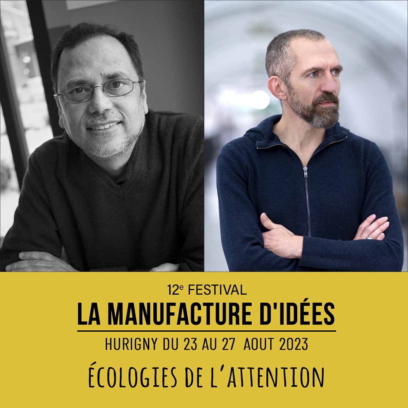 ⁣24 août 2023 – Dialogue entre l’historien Dipesh Chakrabarty et le philosophe Mathieu Potte-Bonneville