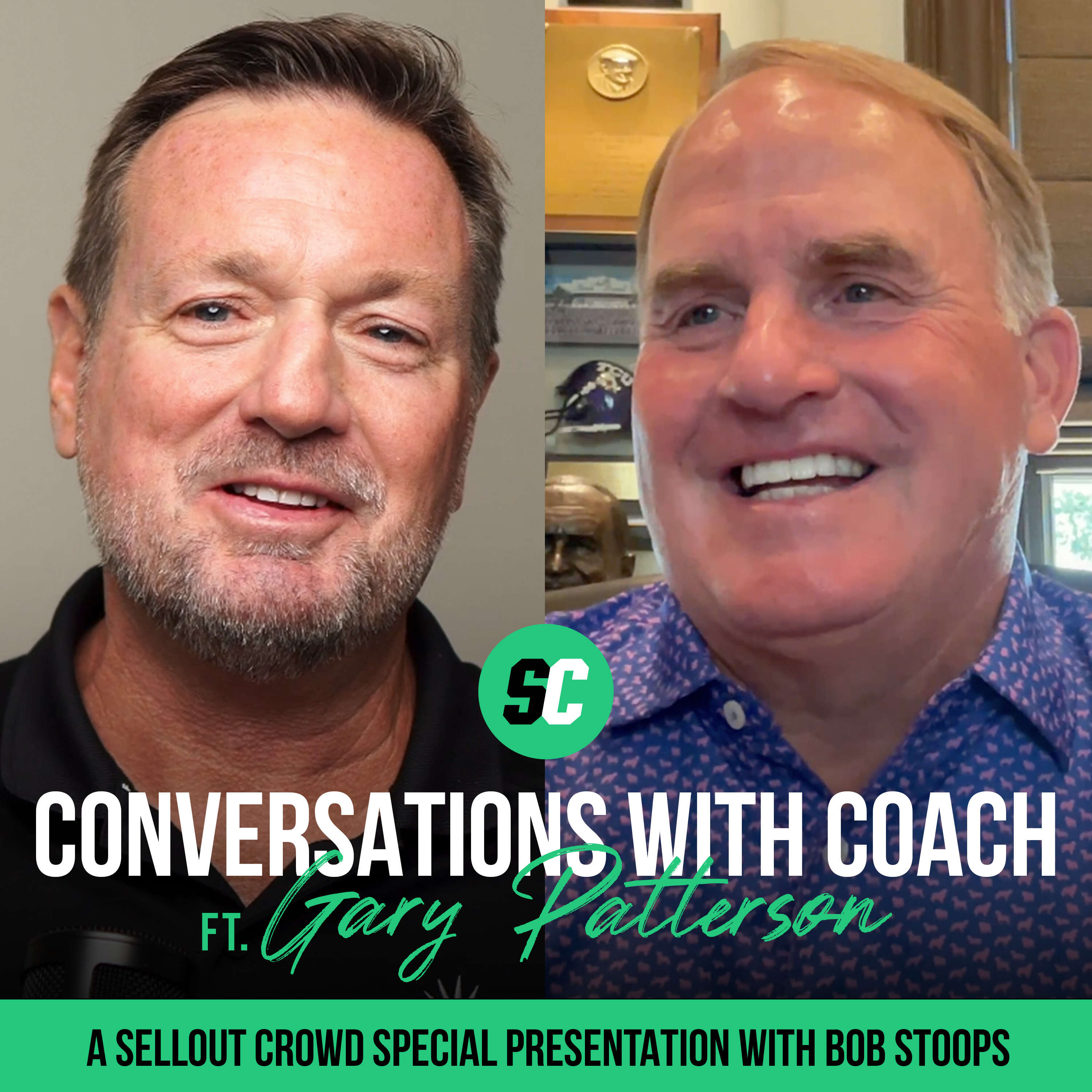 ⁣Conversations with Coach Bob Stoops and Gary Patterson