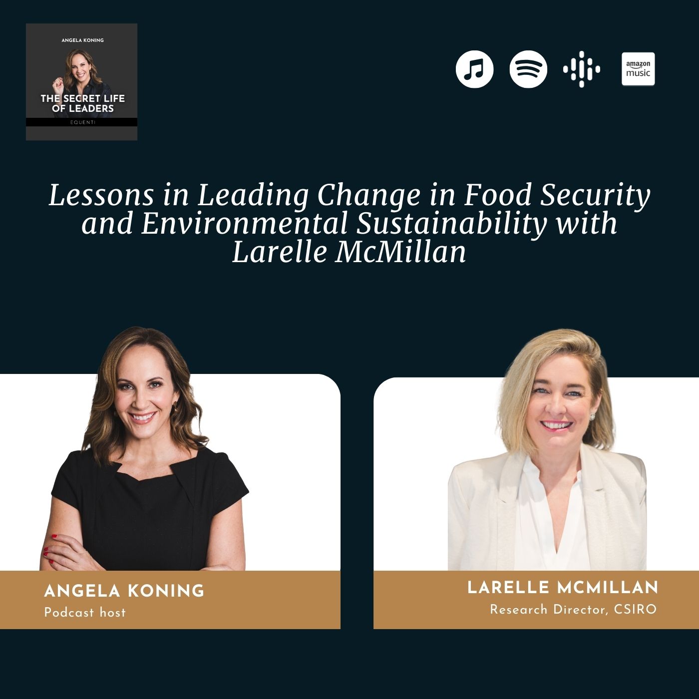 ⁣6. Lessons in Leading Change in Food Security and Environmental Sustainability with Larelle McMillan