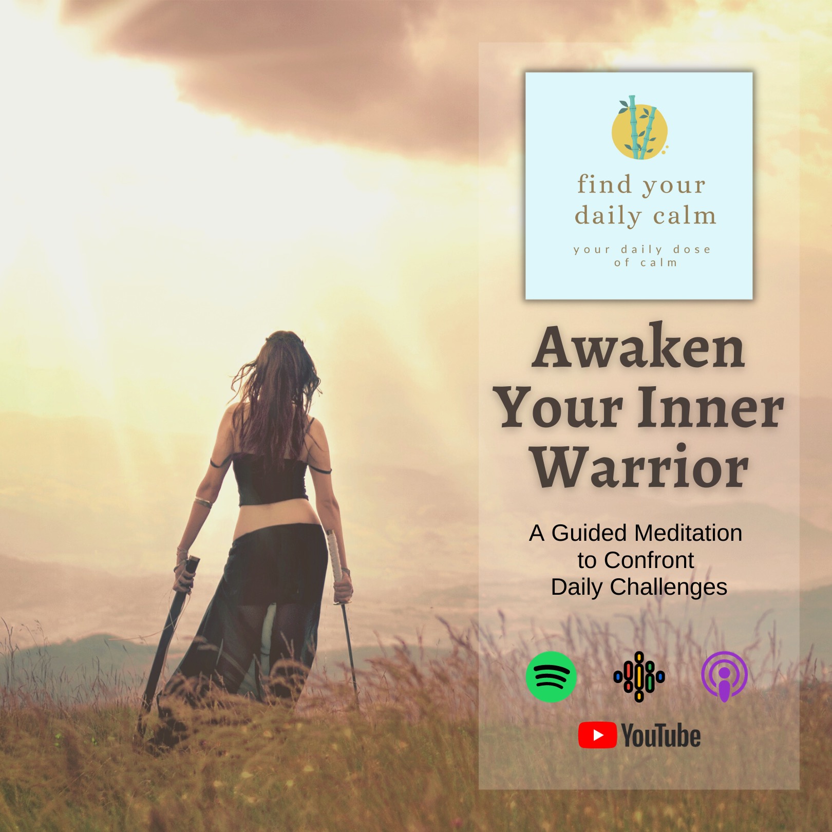 ⁣Awaken Your Inner Warrior: A Guided Meditation to Confront Daily Challenges