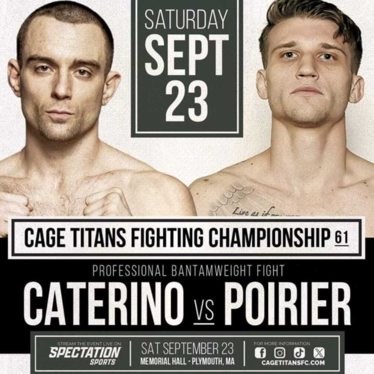 Joe Poirier (3-0 Pro Flyweight) Talks Quick Turnaround Fight Happening at Cage Titans 61