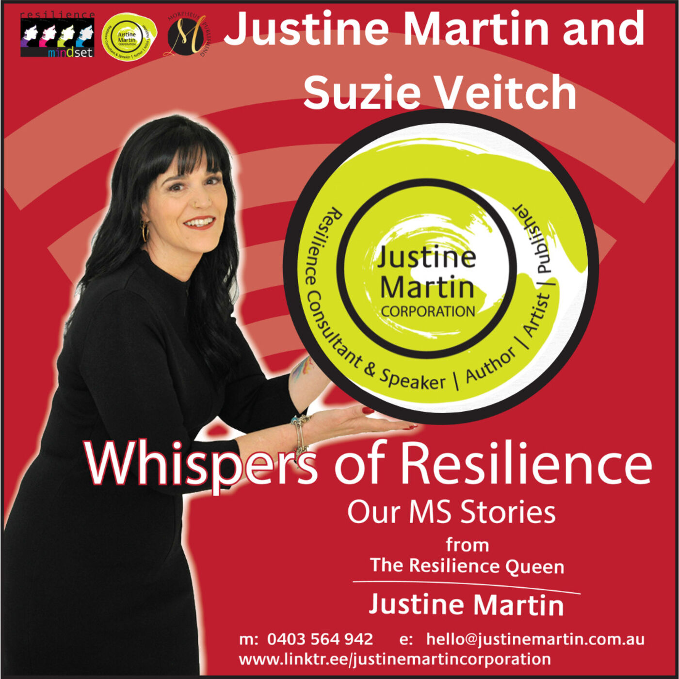 ⁣Whispers of Resilience Our MS Stories Podcast S3 EP17 - Justine Martin and Suzie Veitch