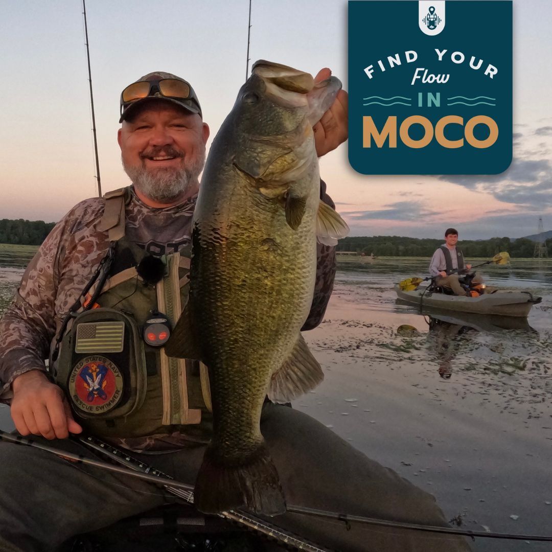 ⁣Find your Flow with Kayak Bass Fishing's Chad Hoover