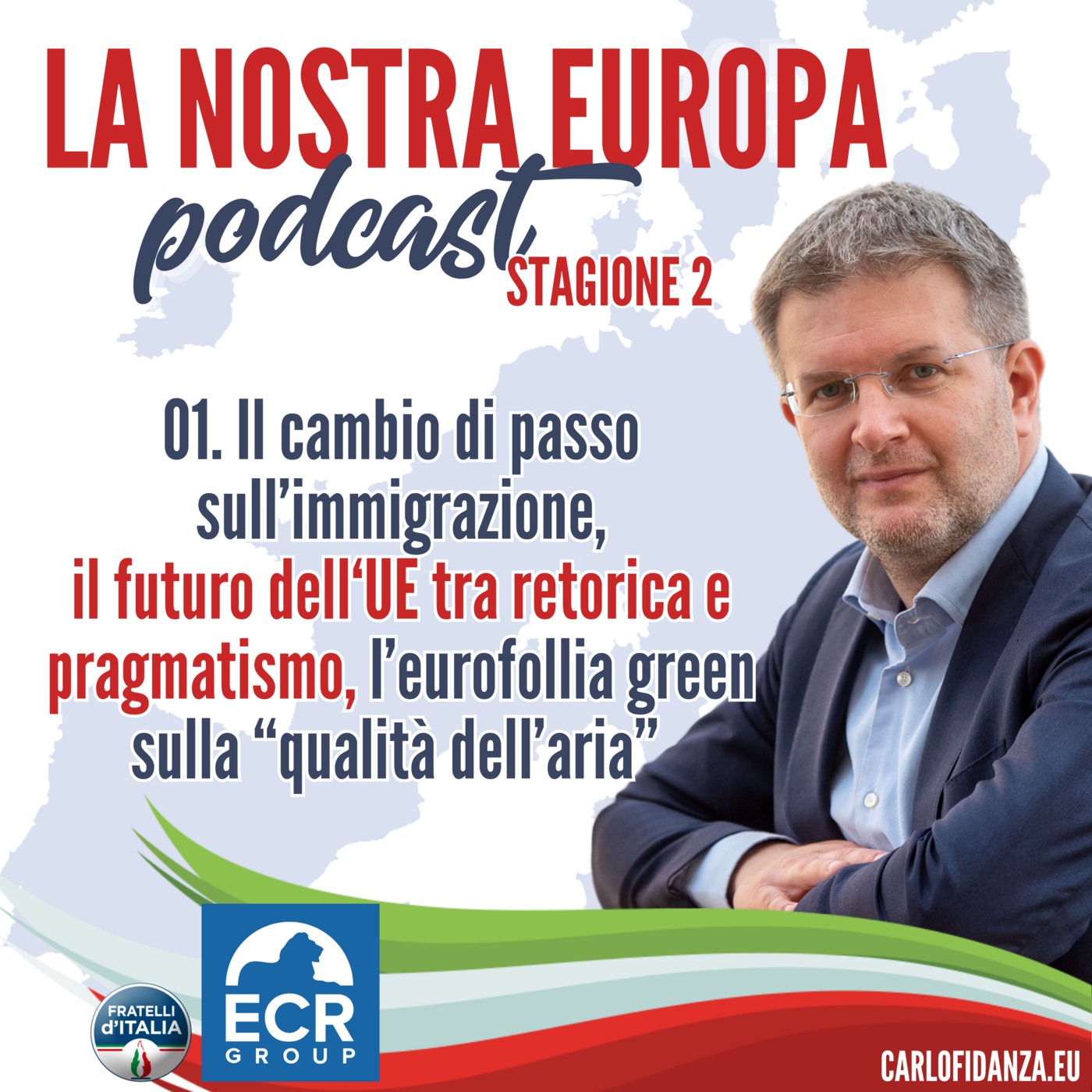 LA NOSTRA EUROPA PODCAST 2 - Puntata 01. Il cambio di passo sull’immigrazione, il futuro dell’UE tra retorica e pragmatismo, l’eurofollia green sulla qualità dell’aria