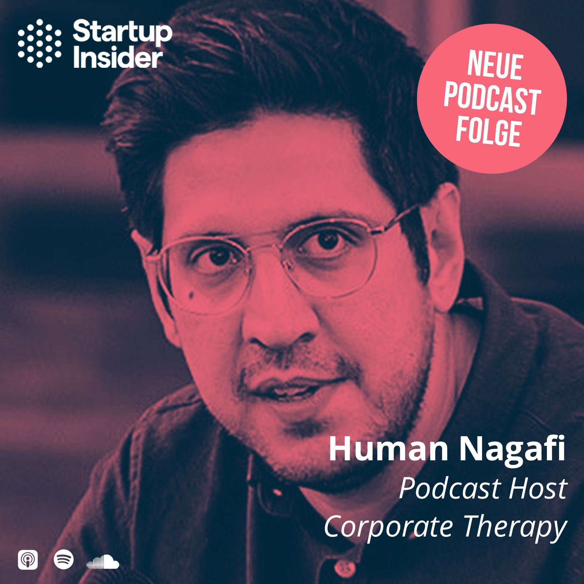 Media Talk mit Human Nagafi, Co-Host vom Podcast Corporate Therapy