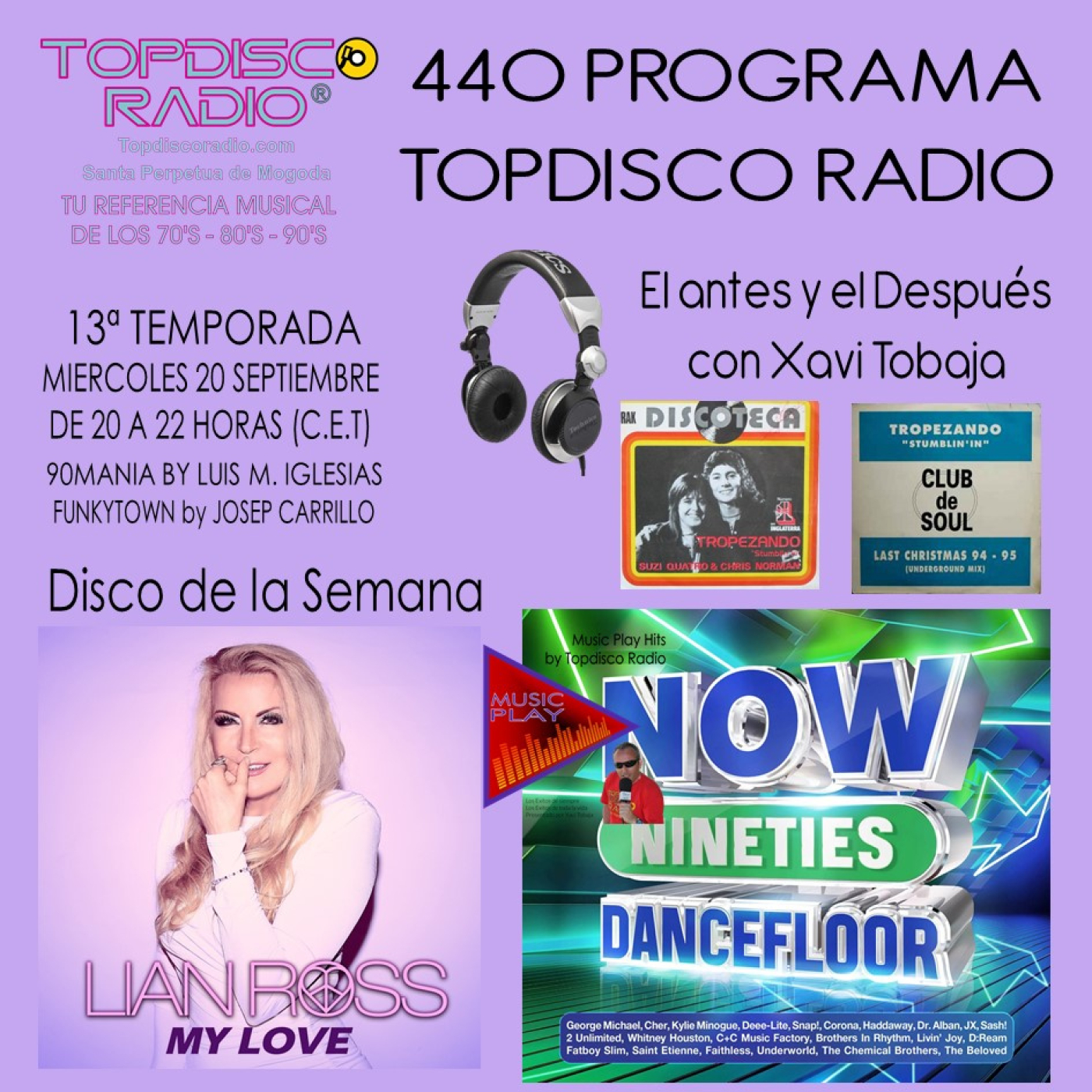 ⁣440 Programa Topdisco Radio – Now That's What I Call 90s Dancefloor 2 - Funkytown - 90Mania - 20.09.23