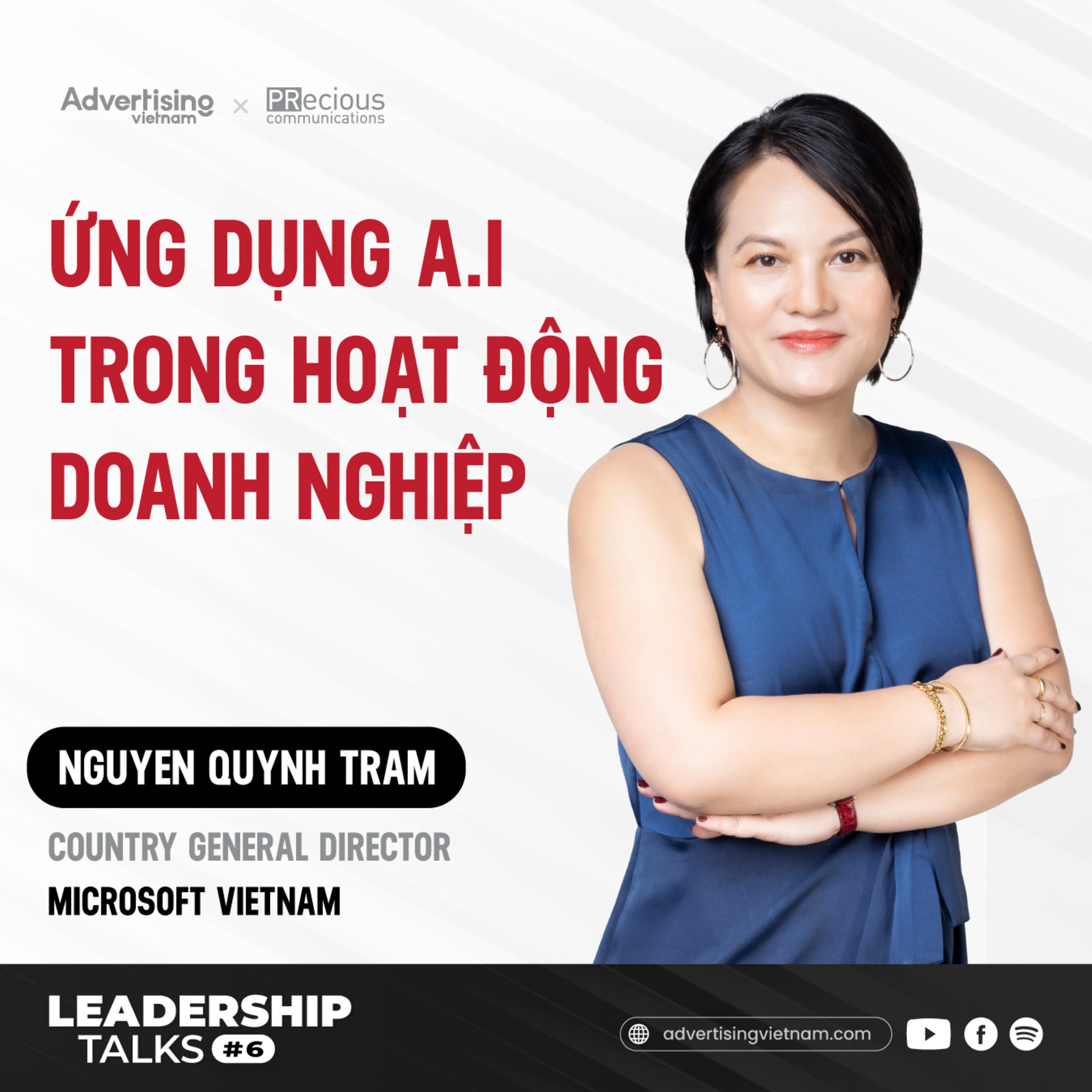 ⁣Khai thác an toàn và hiệu quả sức mạnh của A.I cho hoạt động của doanh nghiệp - Leadership Talks #6