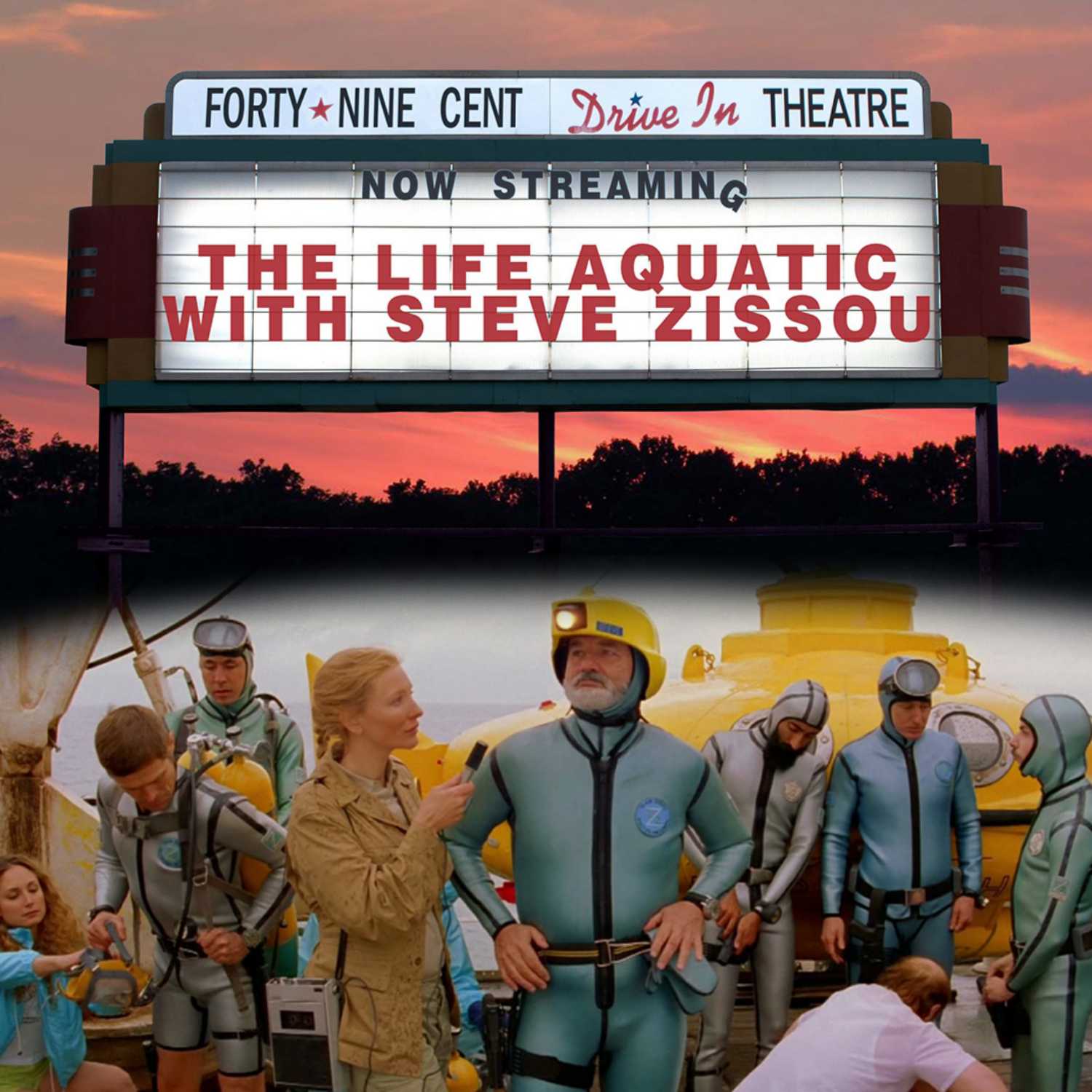 ⁣The Life Aquatic with Steve Zissou is one of Wes Anderson's best