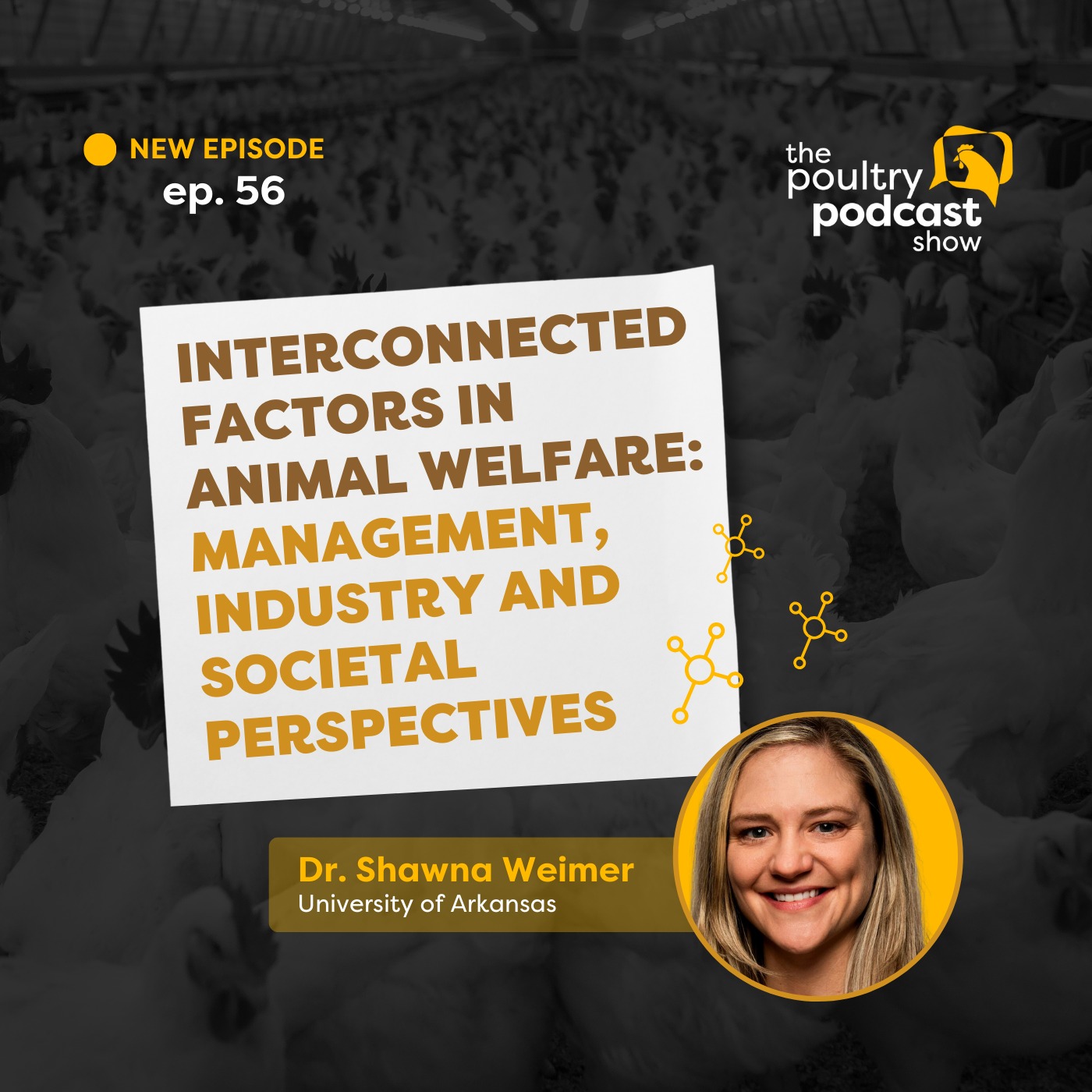 ⁣#56 - Interconnected factors in animal welfare: management, industry and societal perspectives - Dr. Shawna Weimer