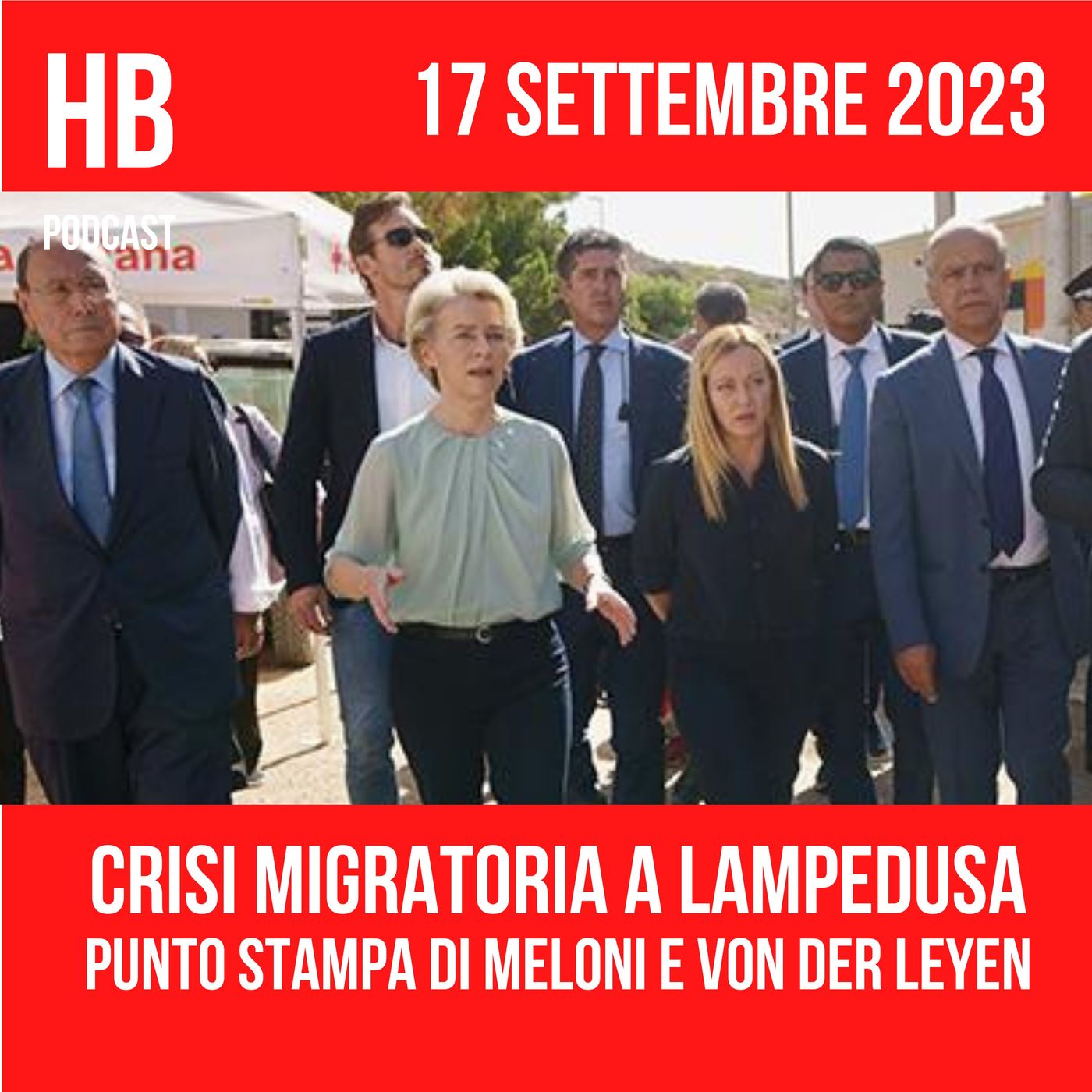 ⁣Crisi migratoria a Lampedusa: punto stampa di Meloni e Von der Leyen