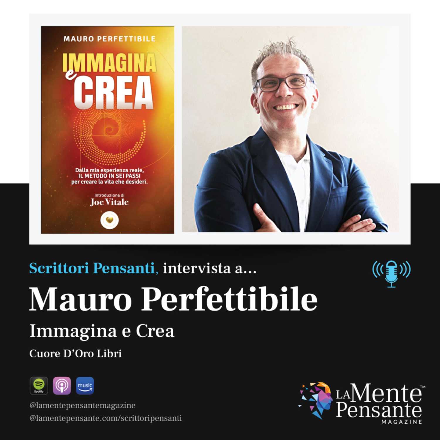 Mauro Perfettibile, Autore e Imprenditore Intervista Autore di "Immagina e Crea", Edizione 2023