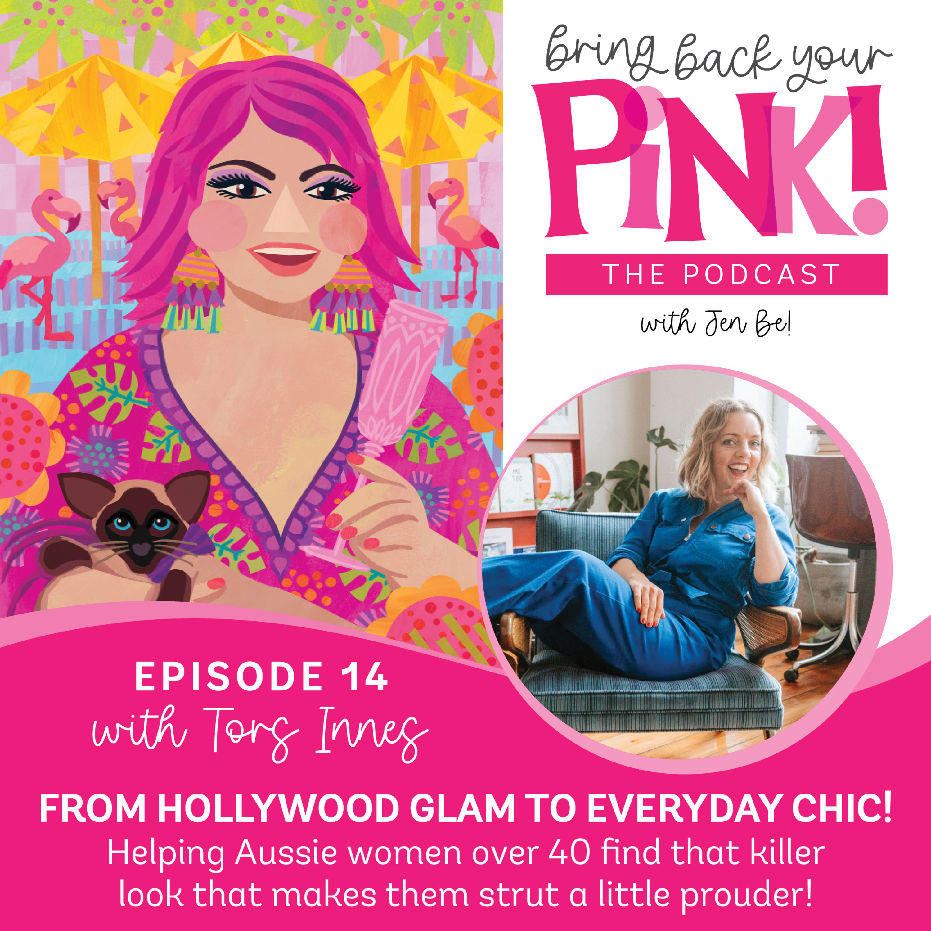 ⁣Ep14. FROM HOLLYWOOD GLAM TO EVERYDAY CHIC! Helping Aussie women over 40 find that killer look that makes them strut a little prouder! With Tors Innes