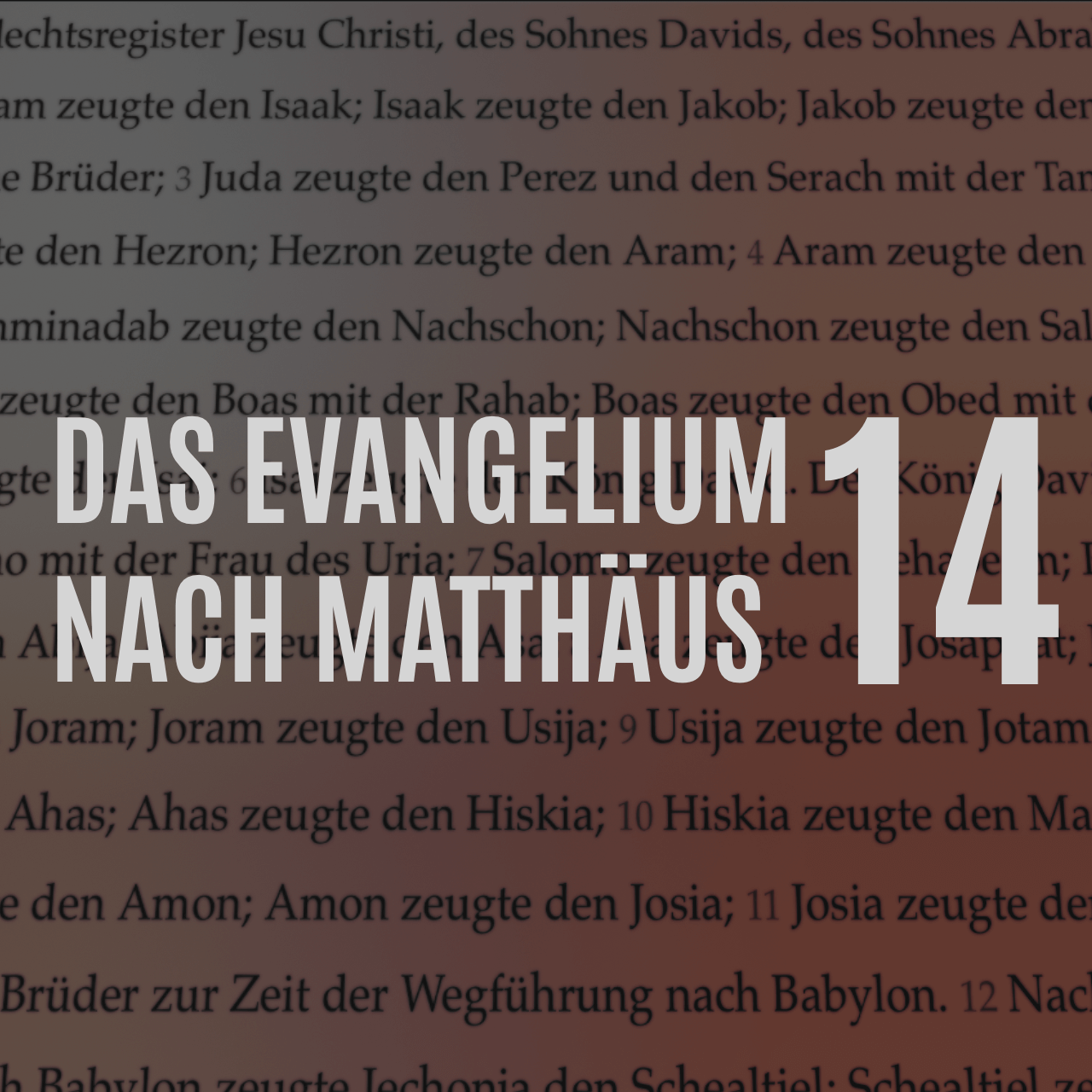 ⁣Matthäus Kap. 14 – Vers für Vers