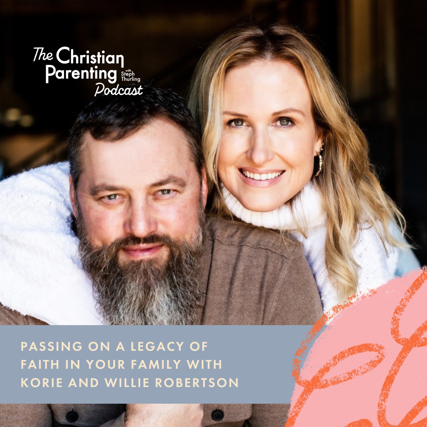 ⁣Raising the next generation of believers with Korie and Willie Robertson