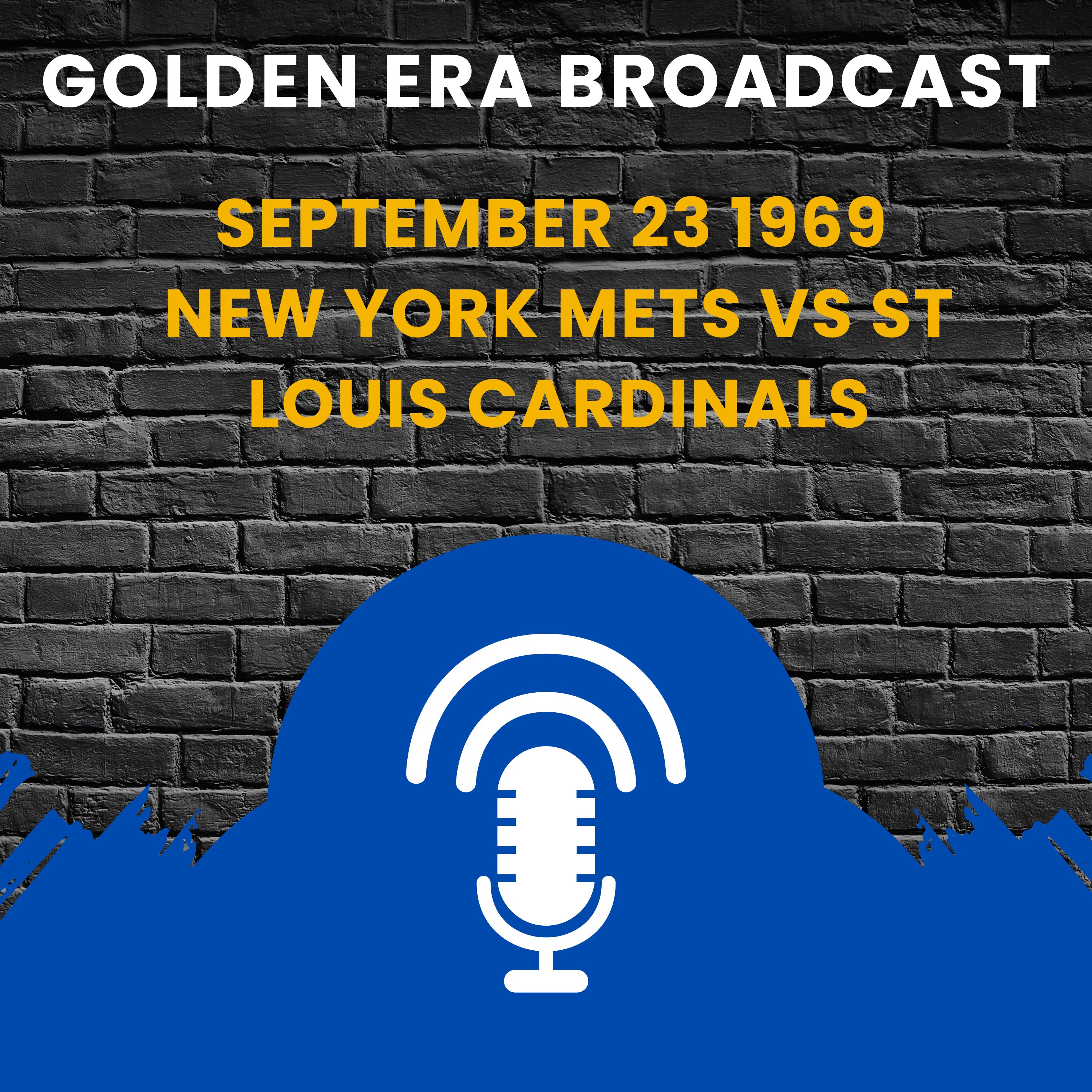 ⁣September 23 1969 New York Mets vs St Louis Cardinals