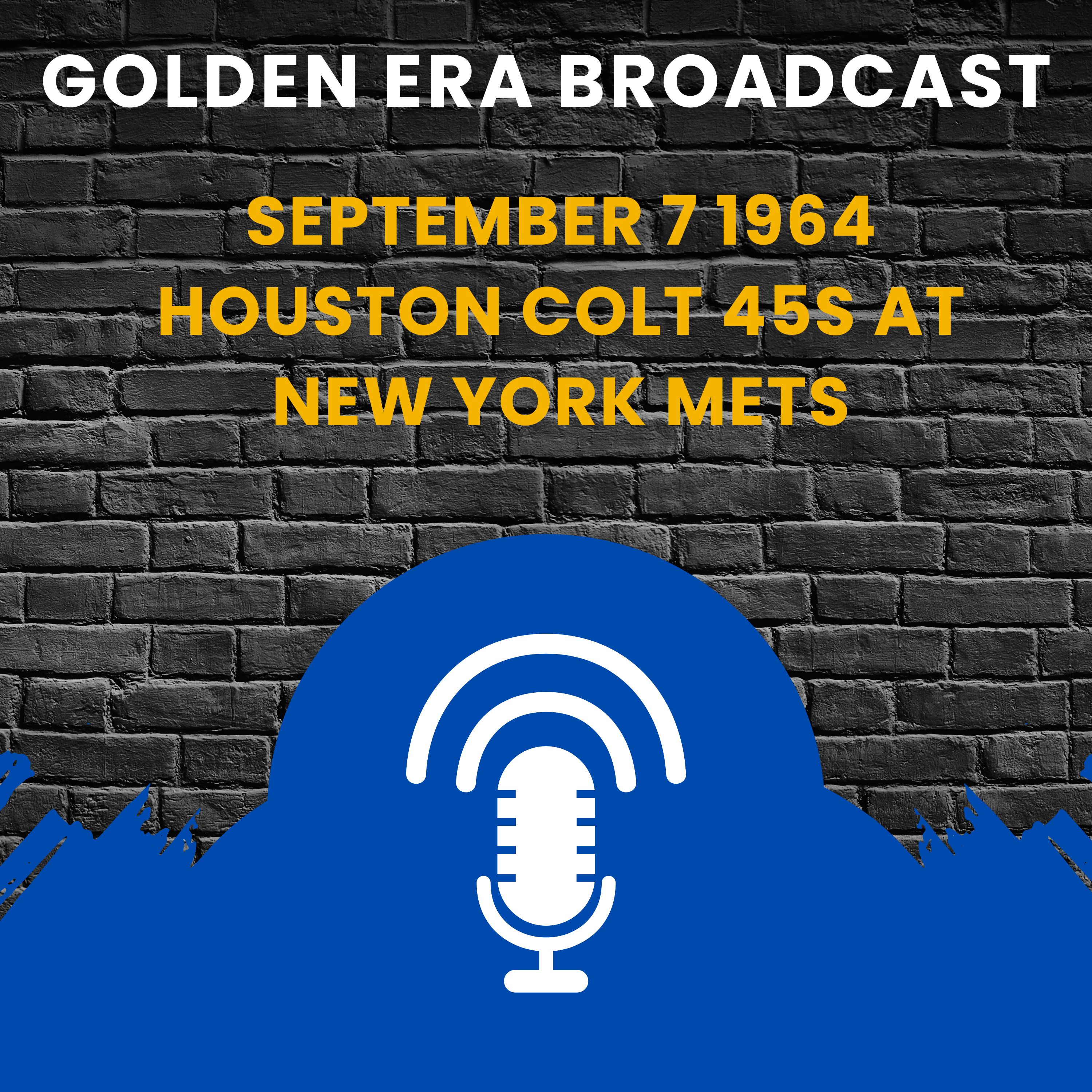 ⁣September 7 1964 Houston Colt 45s At New York Mets