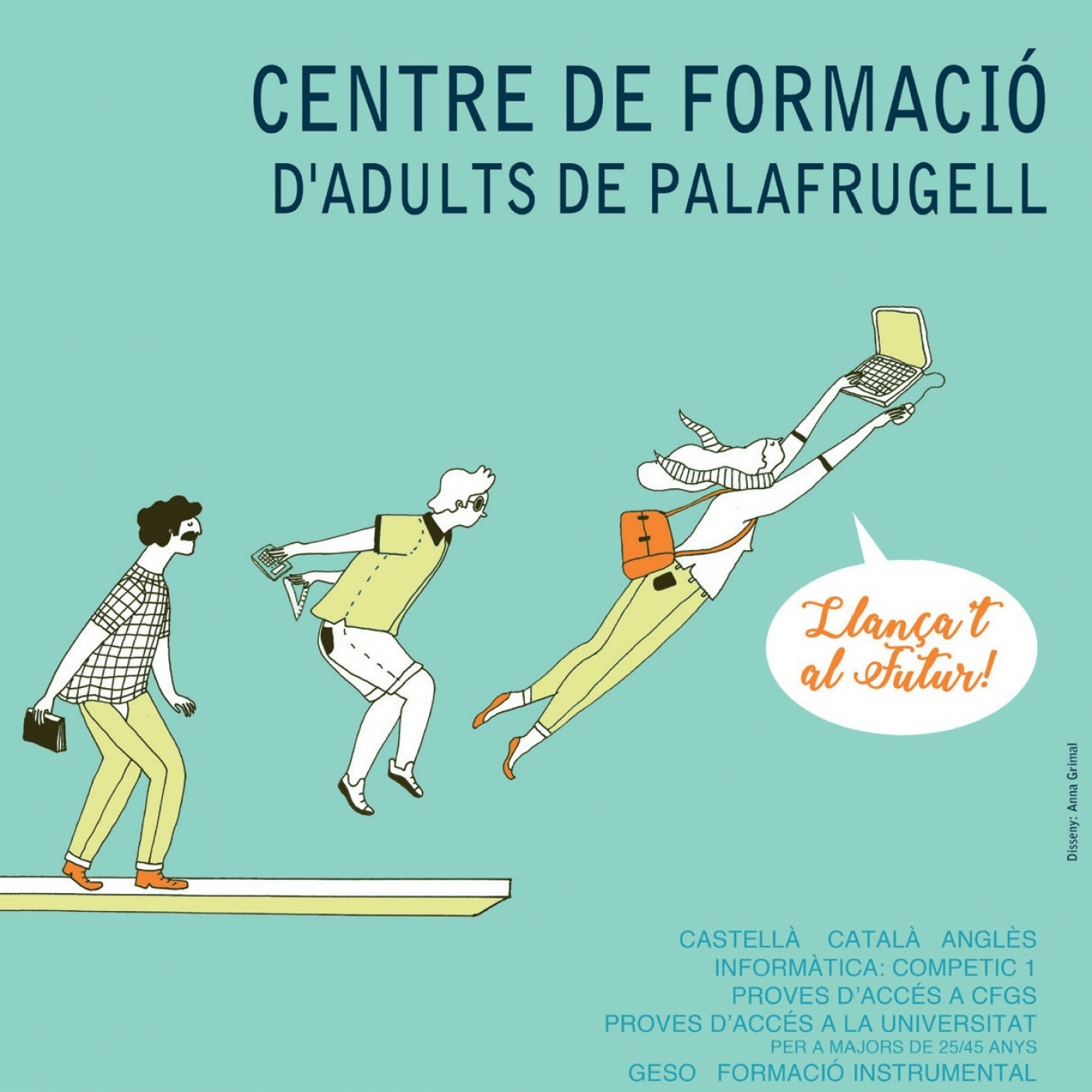 ⁣Comença el període d'inscripcions al Centre de Formació d'Adults de Palafrugell