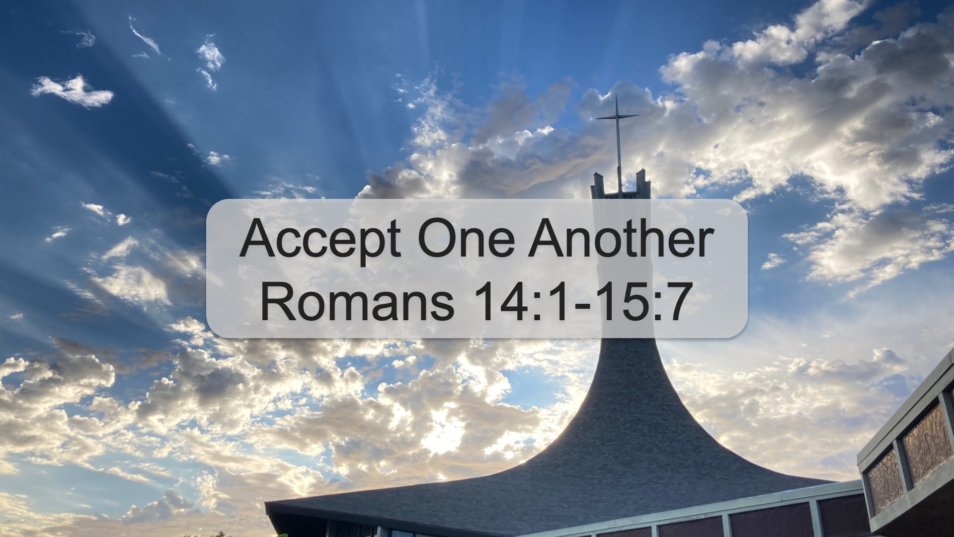 ⁣Accept One Another